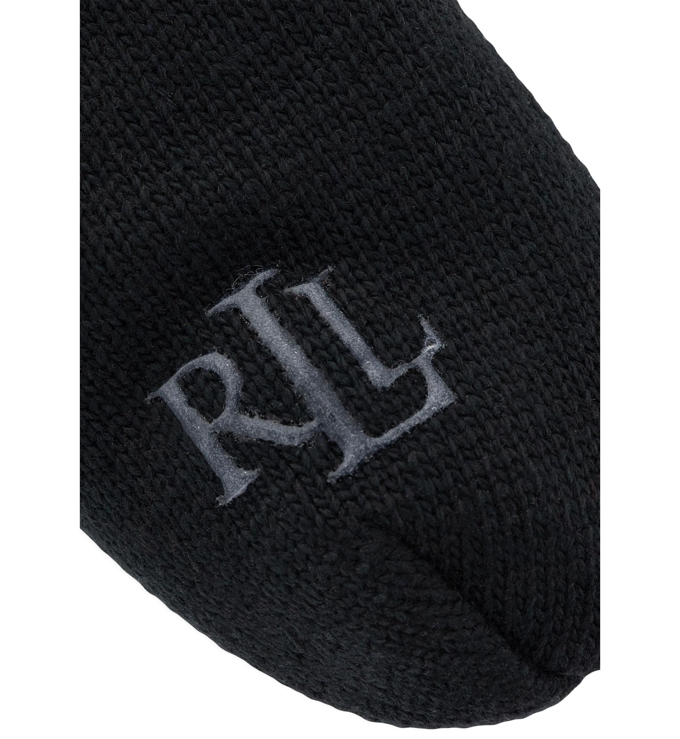Logo Patch Bootie Socks