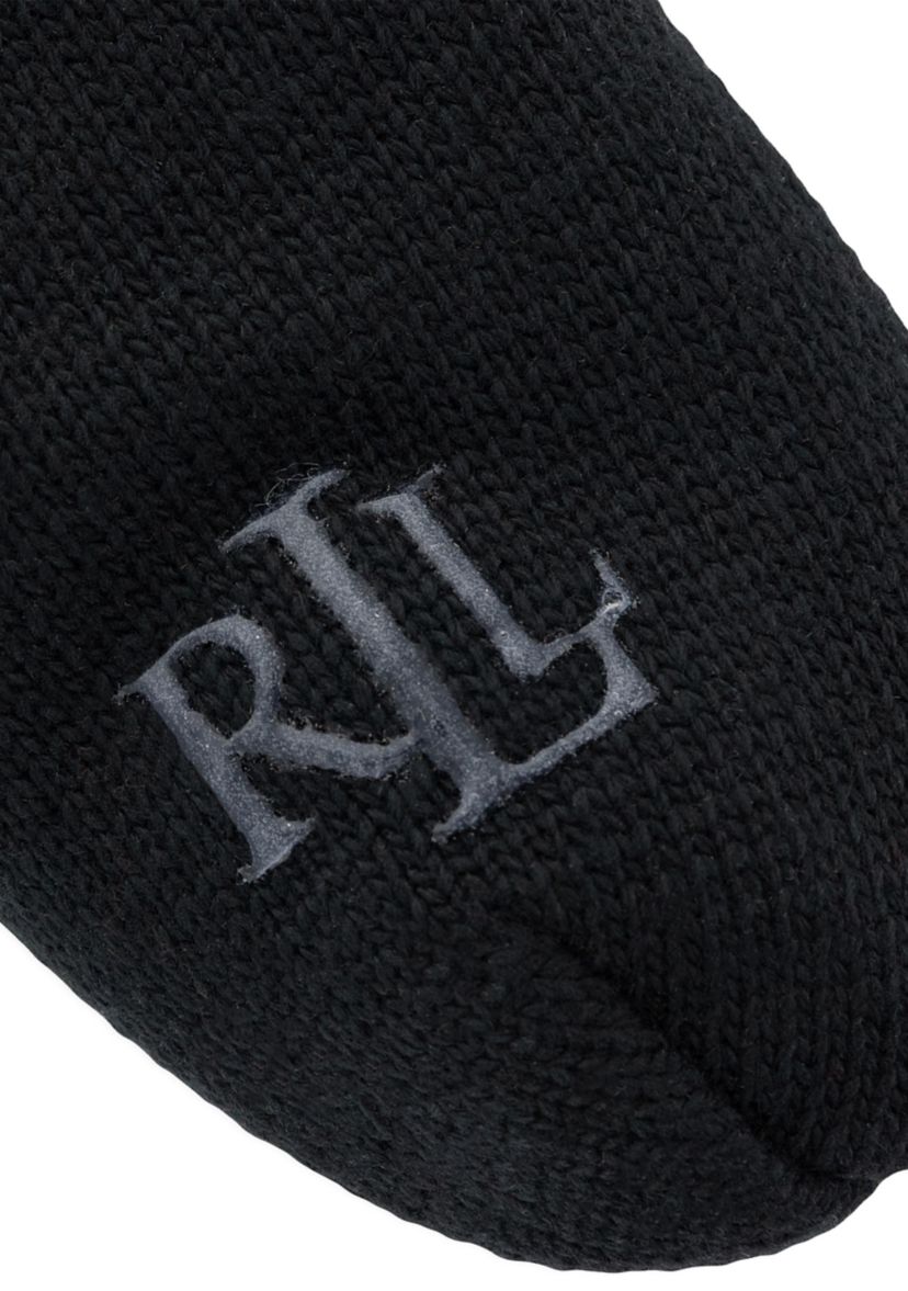 Logo Patch Bootie Socks