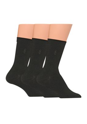 Flat Knit Trouser Socks - 3 Pack