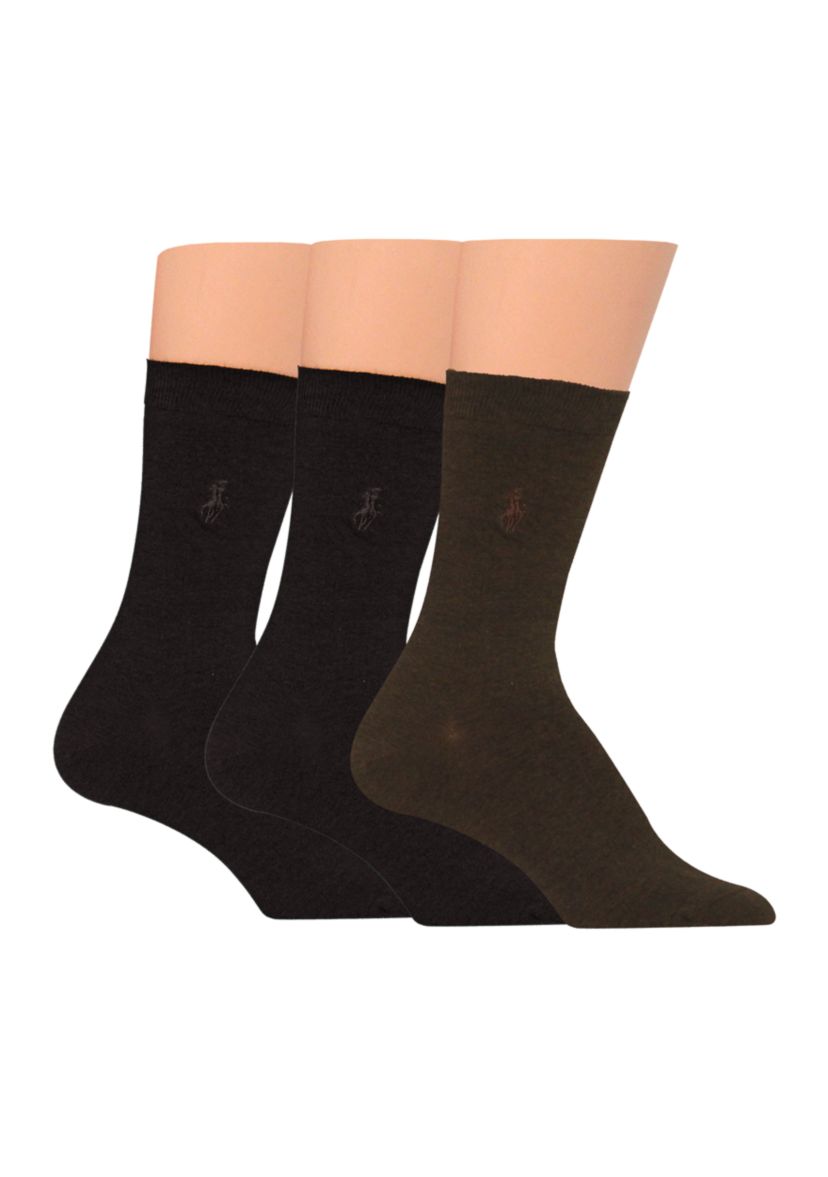 Flat Knit Trouser Socks - 3 Pack