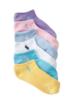 Polo Ralph Lauren Women's Cushion Low Cut Socks - 6 Pack