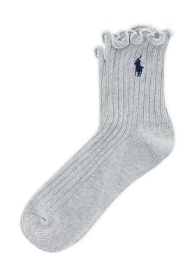 Polo Ralph Lauren Lettuce Edge Anklet Socks | Belk