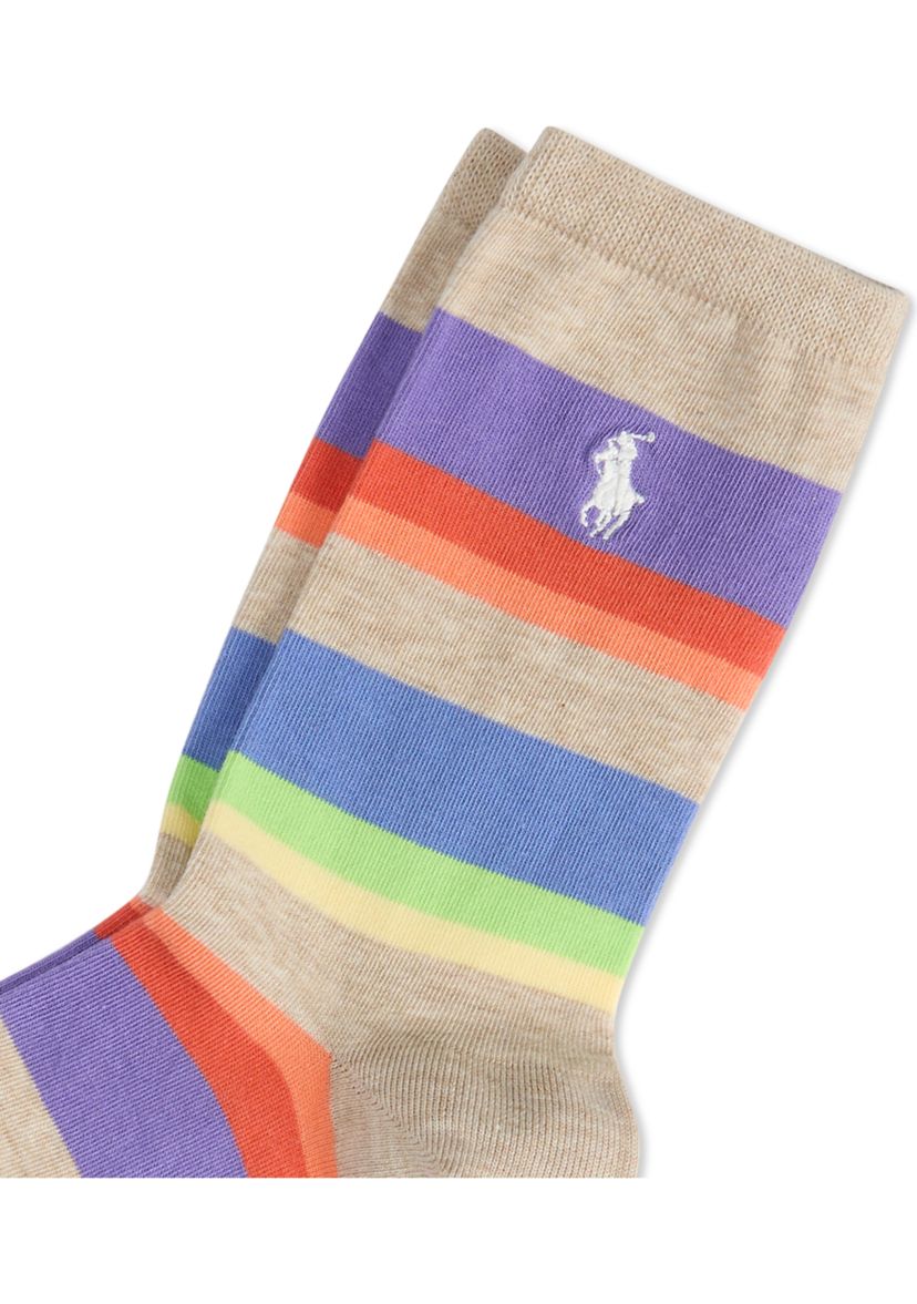 Multi Stripe Polo Socks