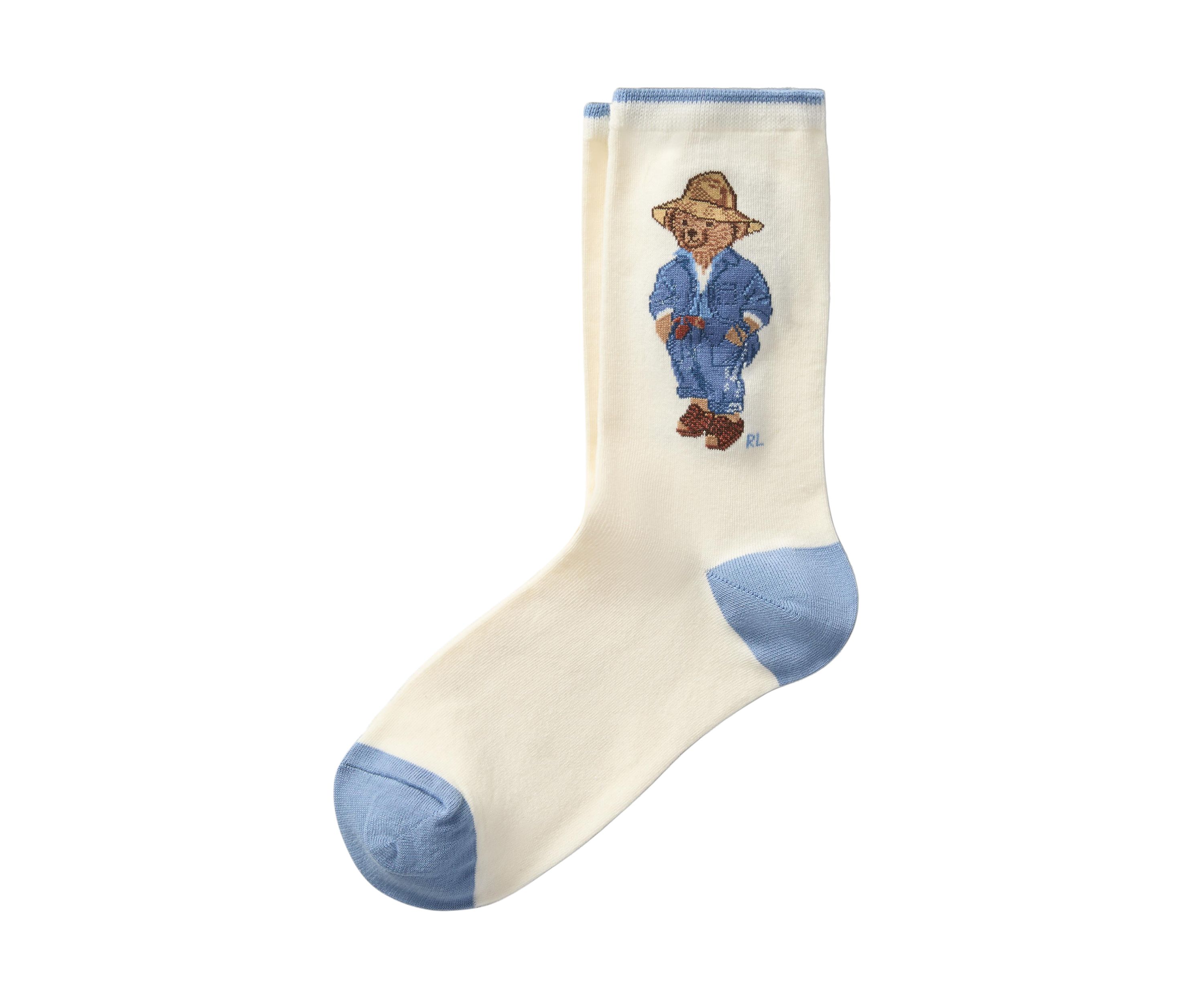 Pre Spring Travel Bear Socks
