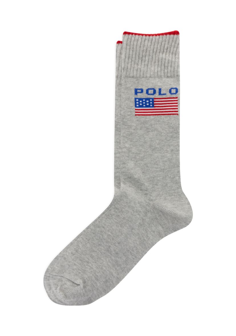 Womens Polo With Flag Socks