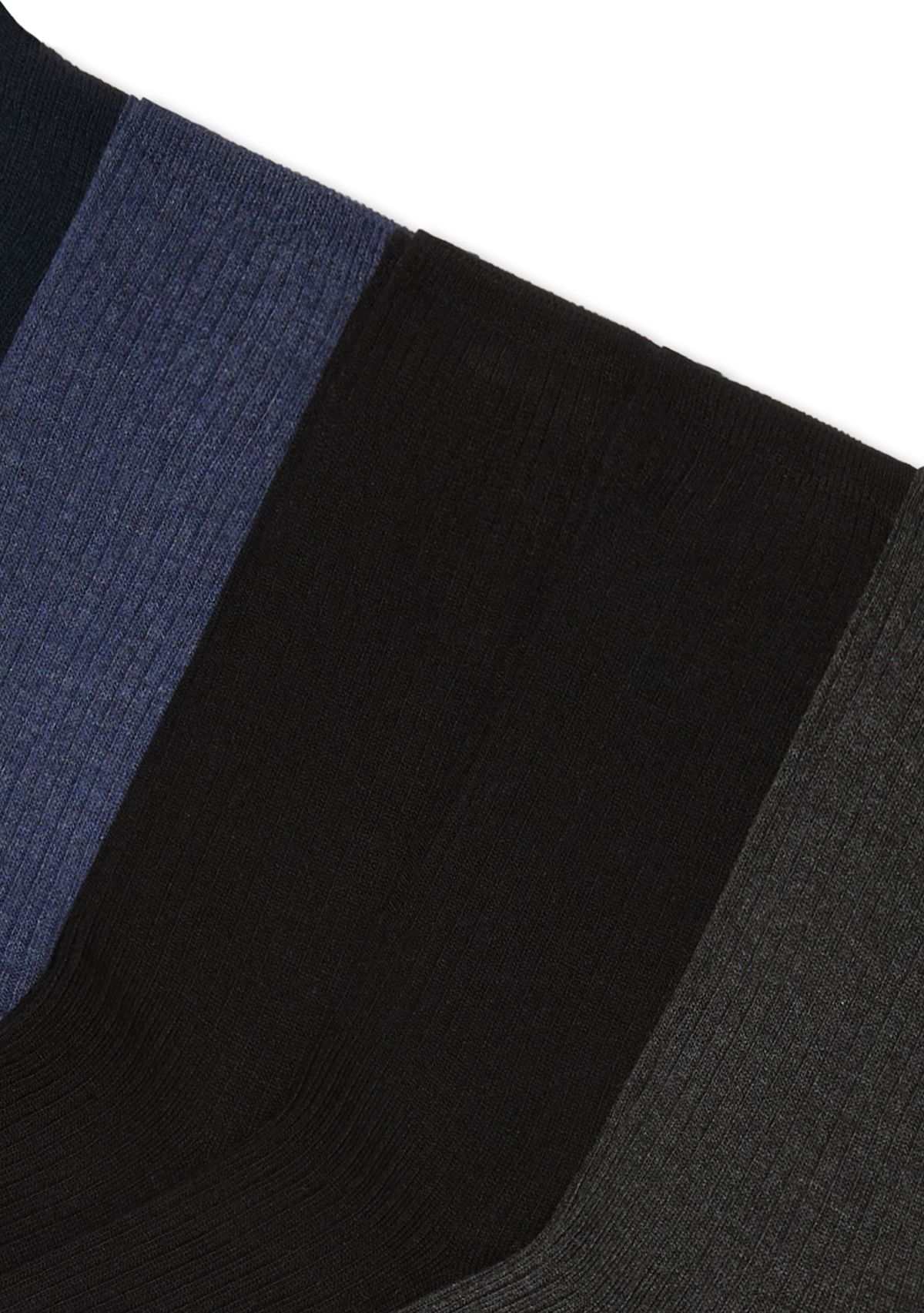 Replen Ribbed Trouser Socks - 6 Pack