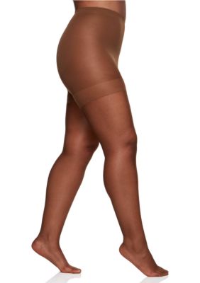 Bare Basics Black Extra Super Large Sheer Pantihose