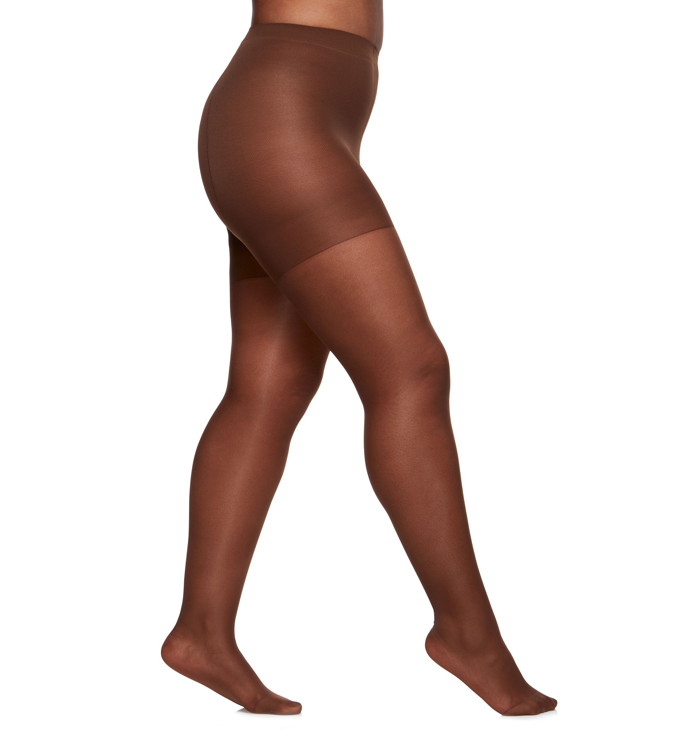 Queen Silky Control Top Pantyhose with Reinforced Toe