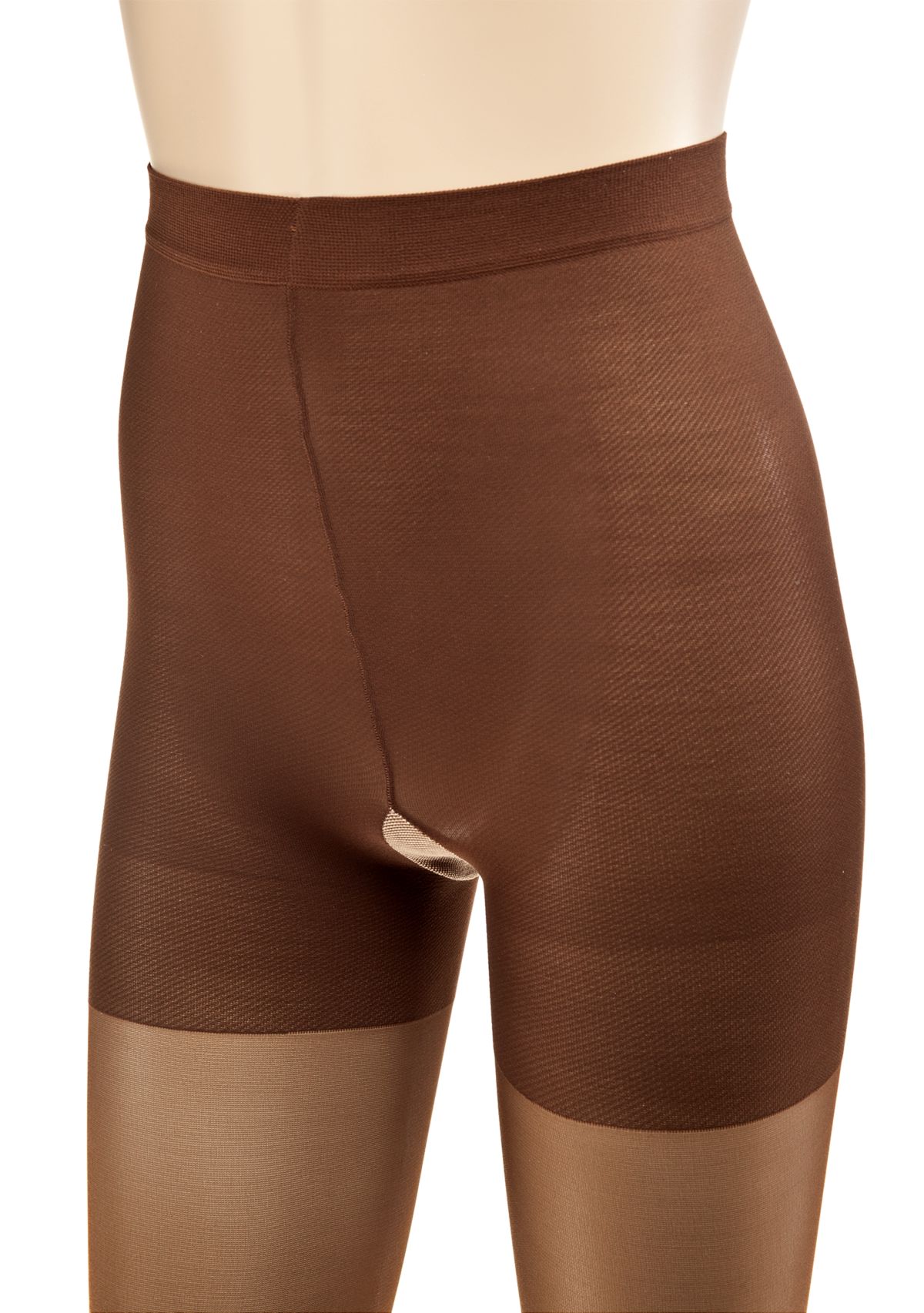 Queen Silky Control Top Pantyhose with Reinforced Toe