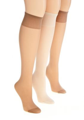 Berkshire Hosiery All Day Sheer Reinforced Toe Knee High Belk