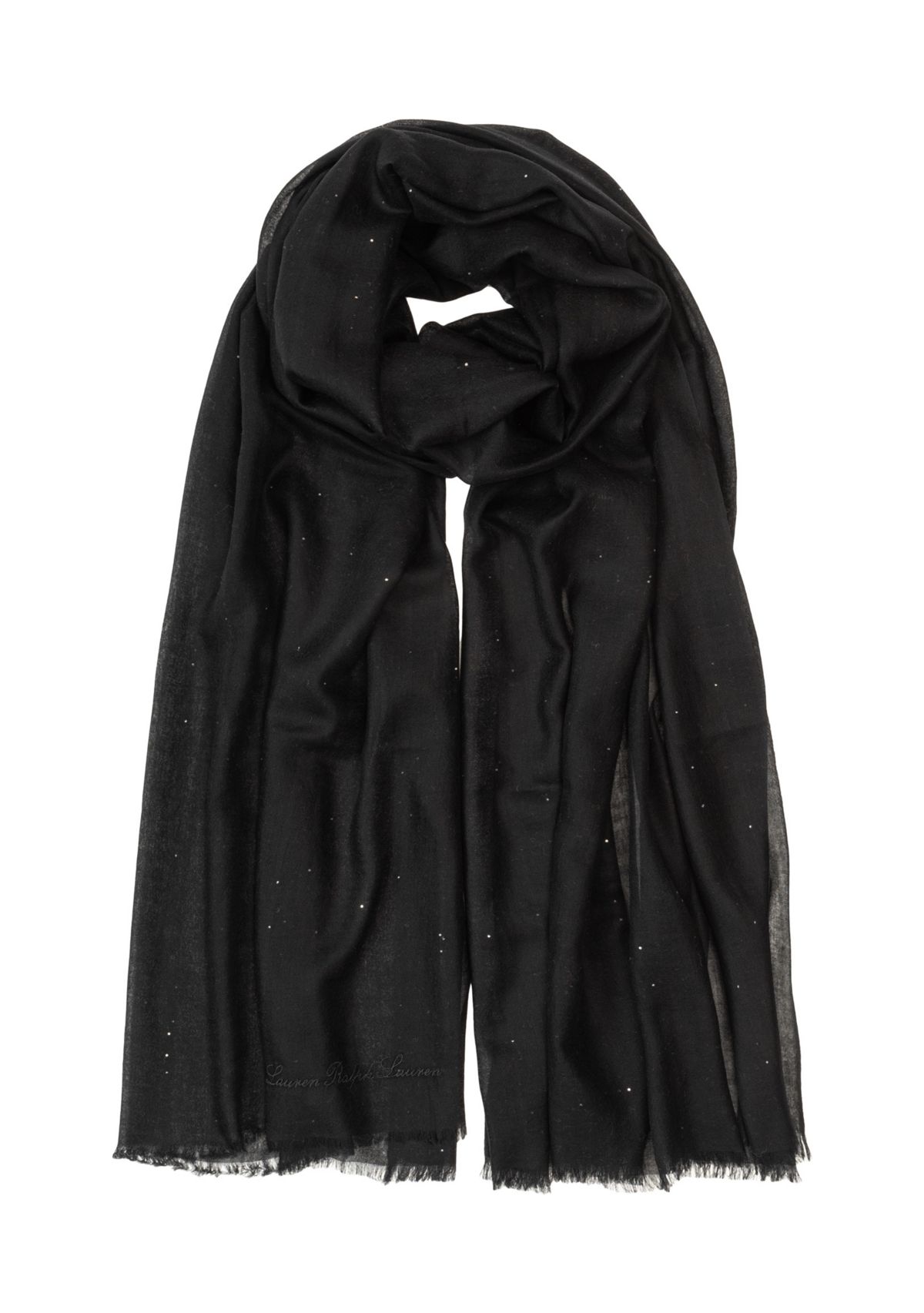 Pinstripe Mini Sequin Wrap Scarf