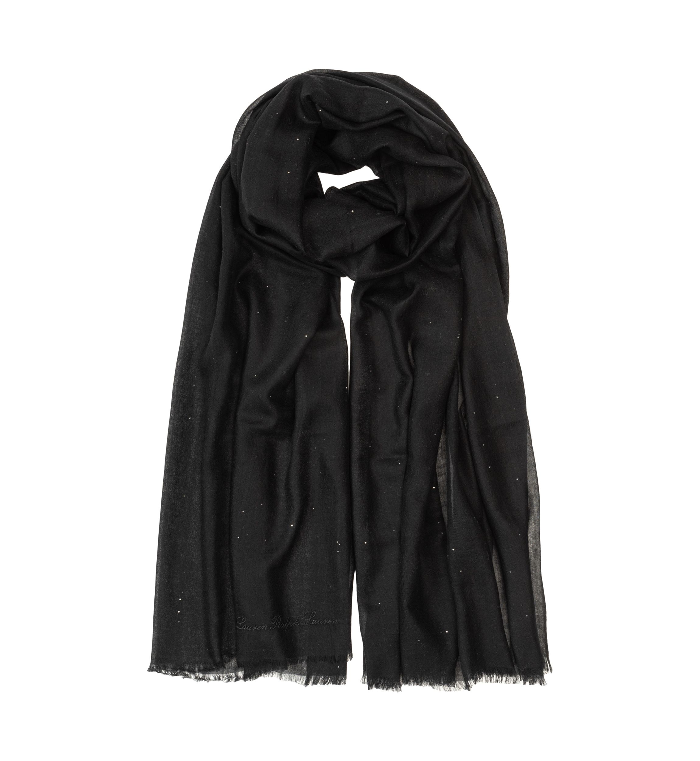 Pinstripe Mini Sequin Wrap Scarf