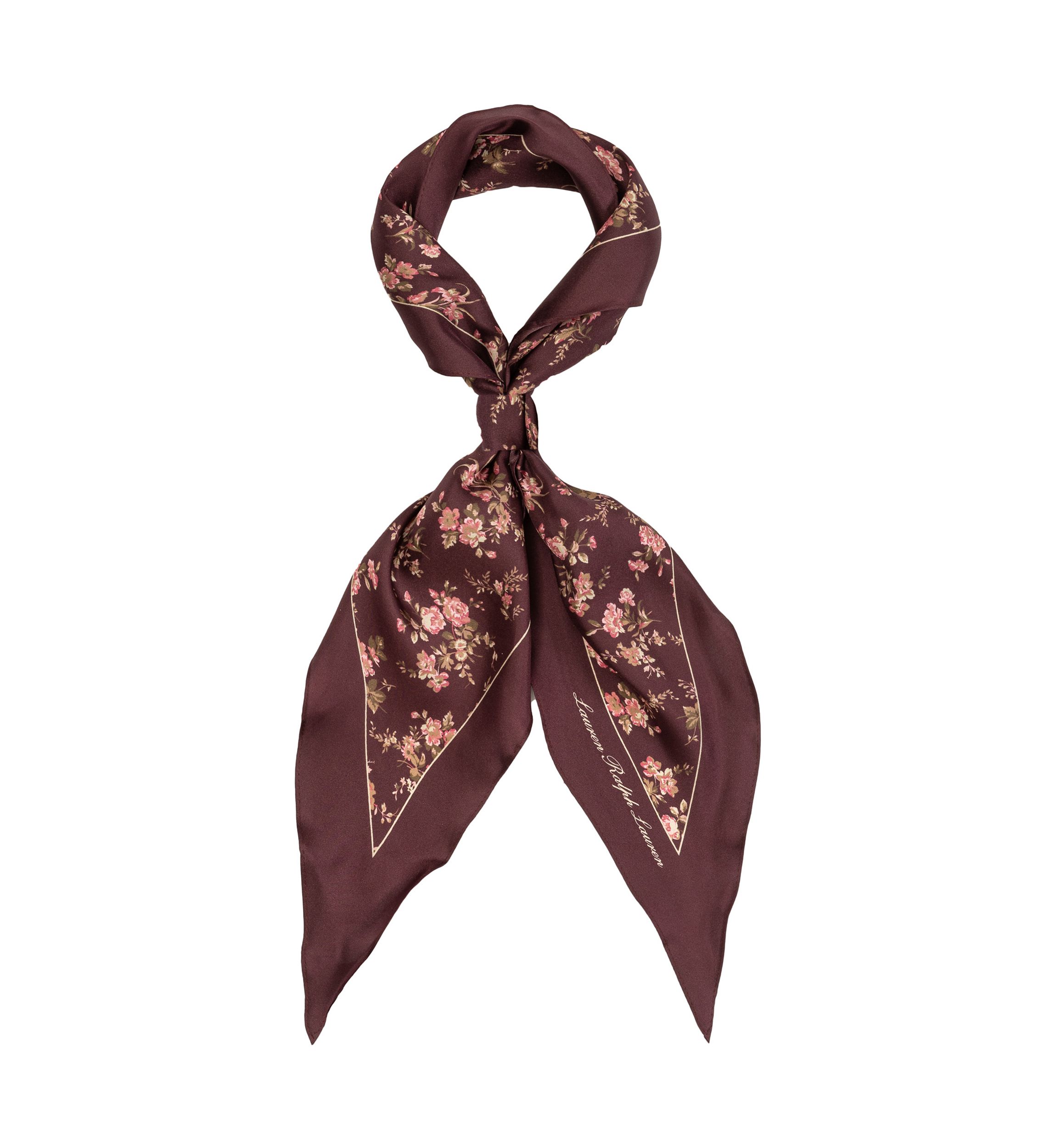  Floral Large Diamond Scarf
