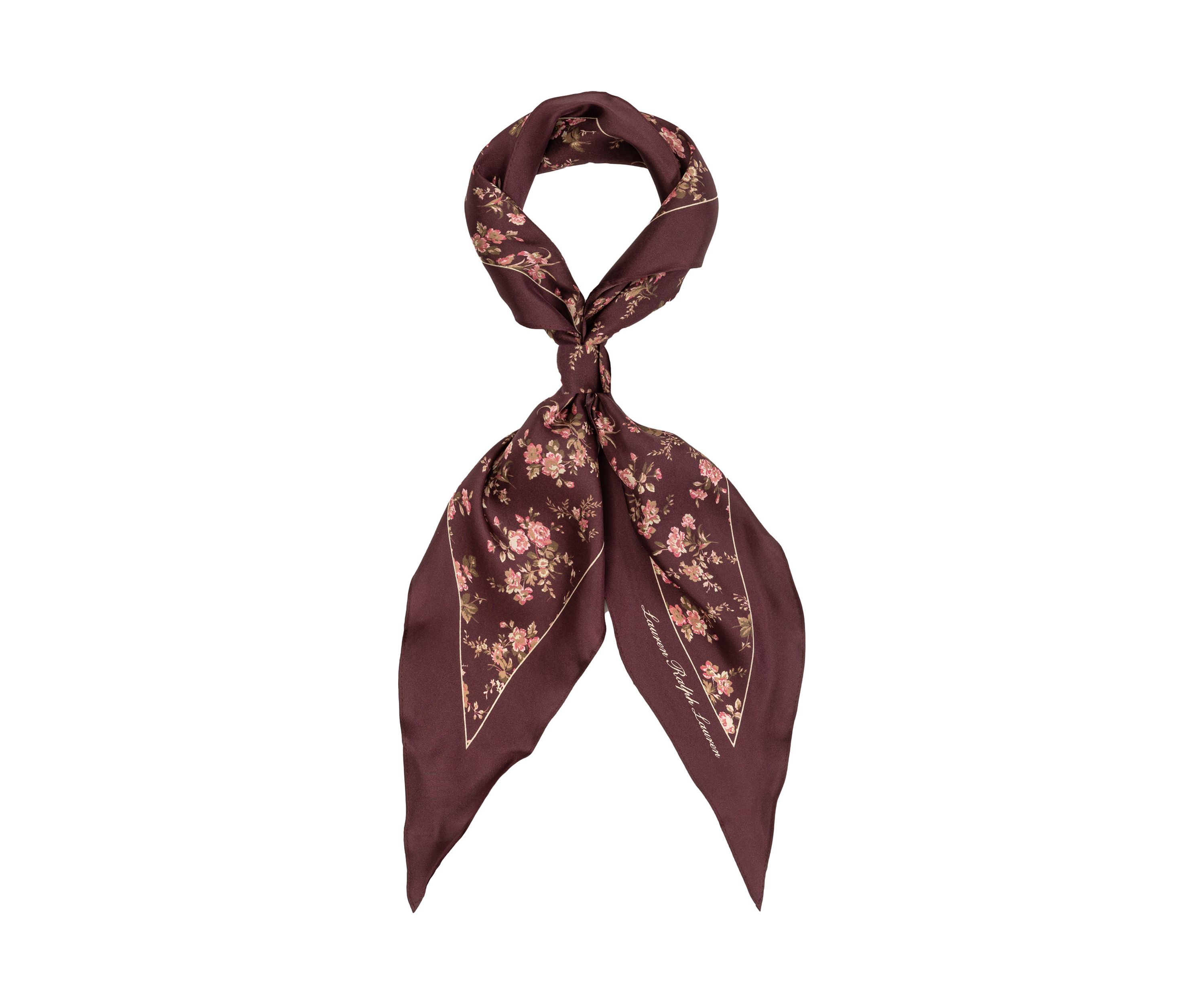  Floral Large Diamond Scarf