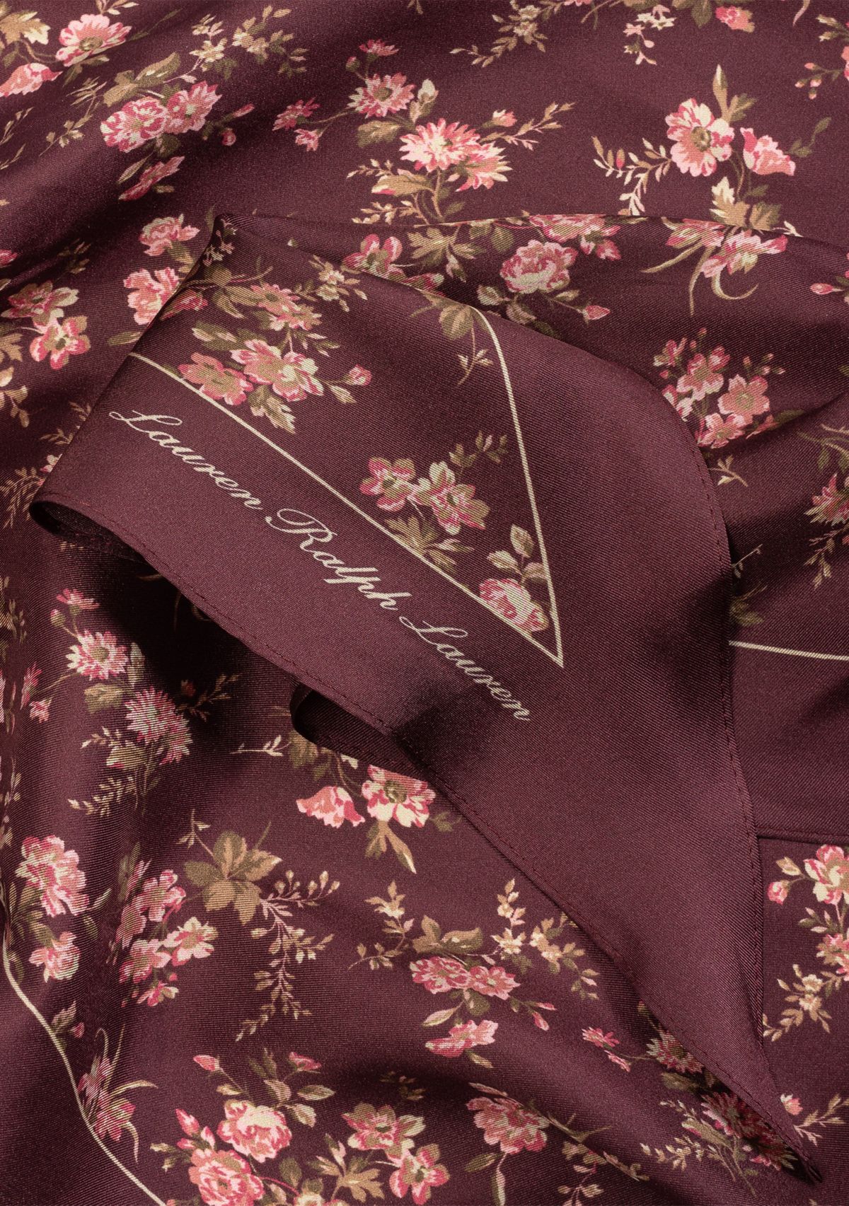  Floral Large Diamond Scarf