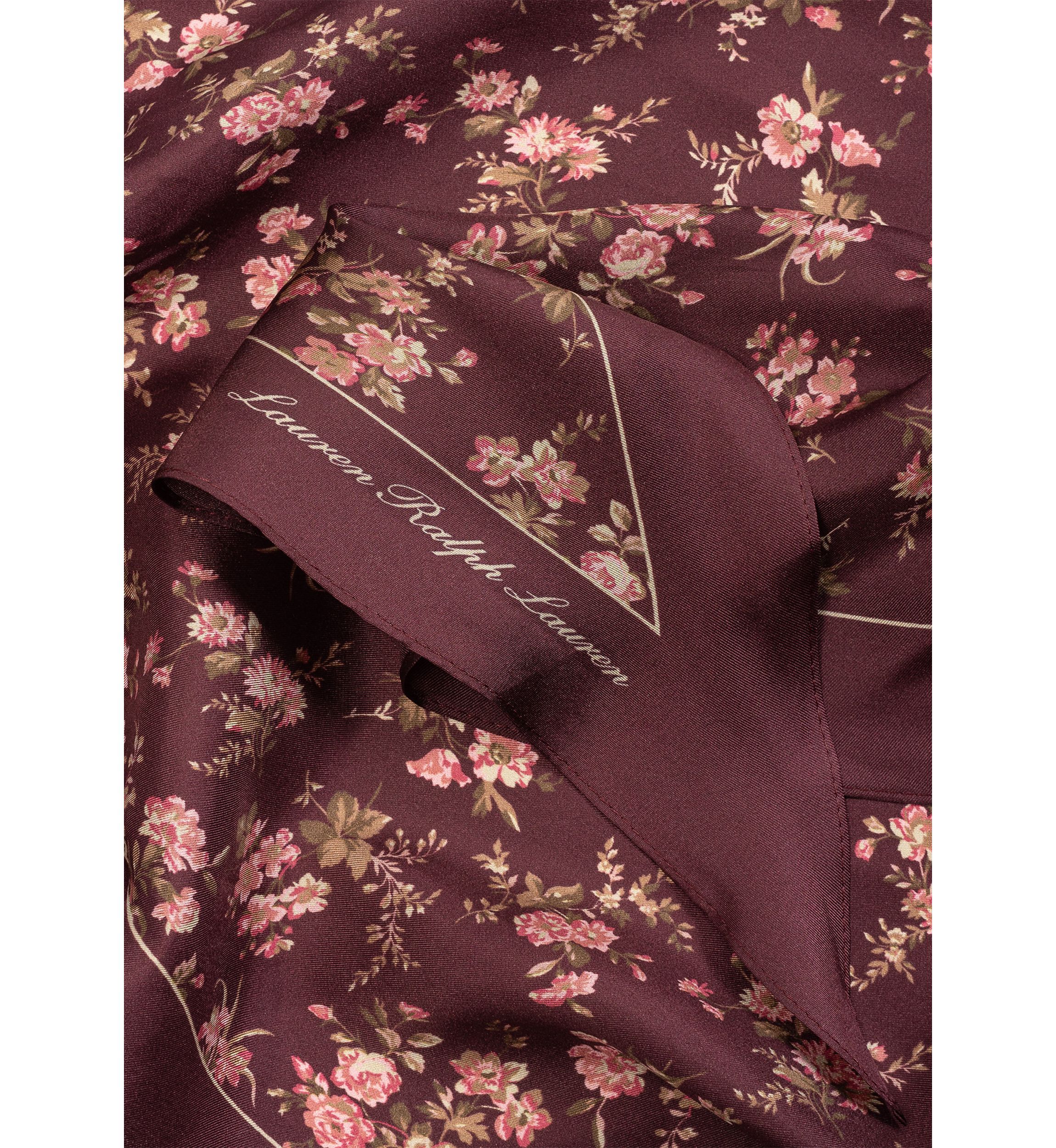  Floral Large Diamond Scarf