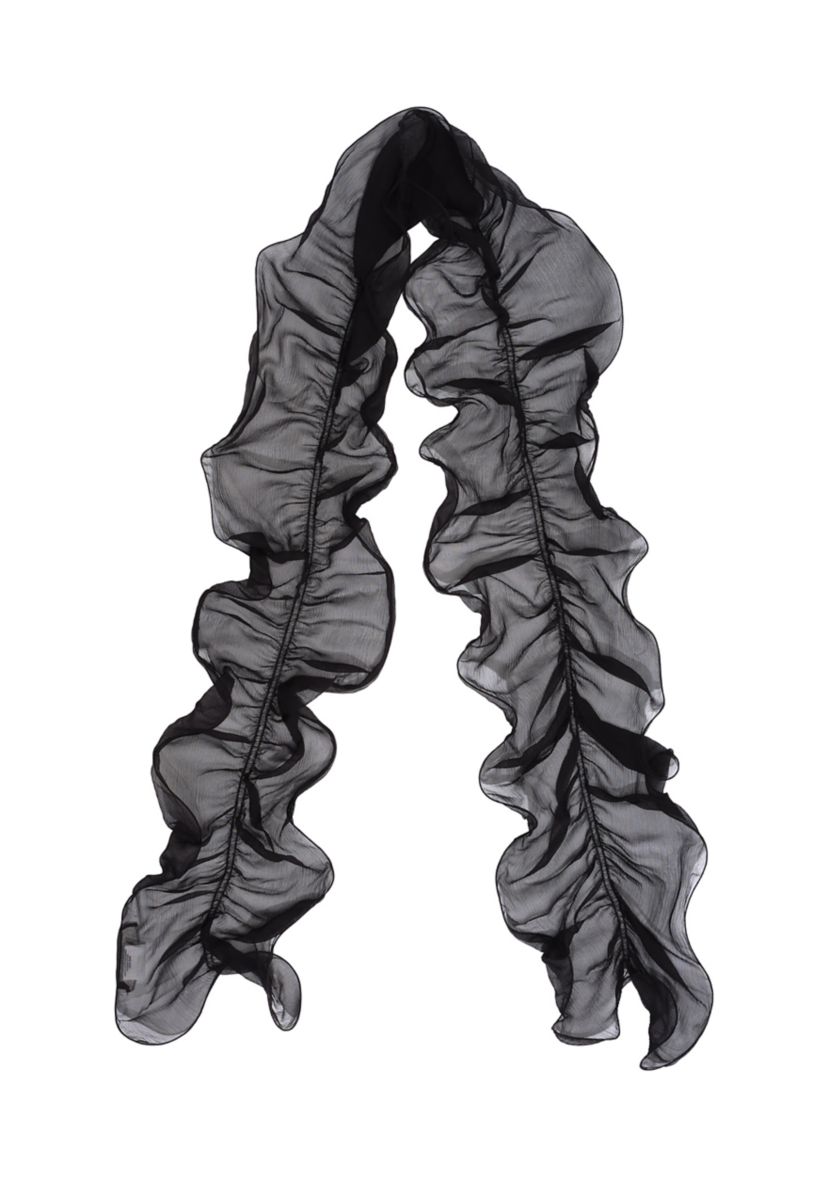 Solid Ruffle Scarf