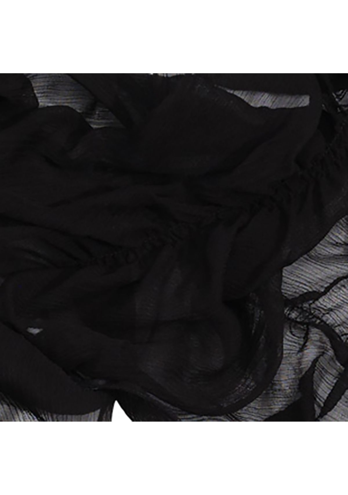 Solid Ruffle Scarf