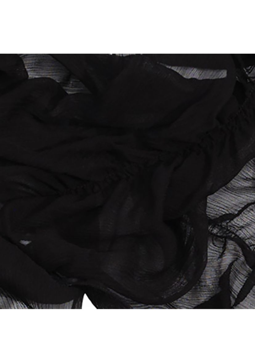 Solid Ruffle Scarf