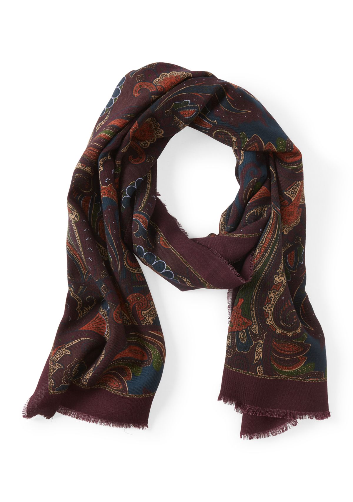 Paisley Oversized Oblong Scarf
