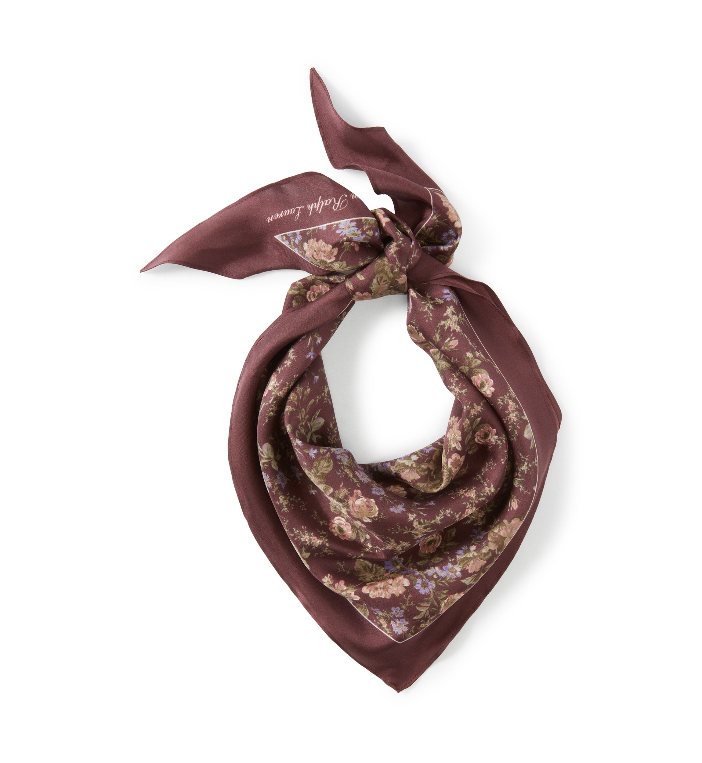 Floral Large Diamond Scarf