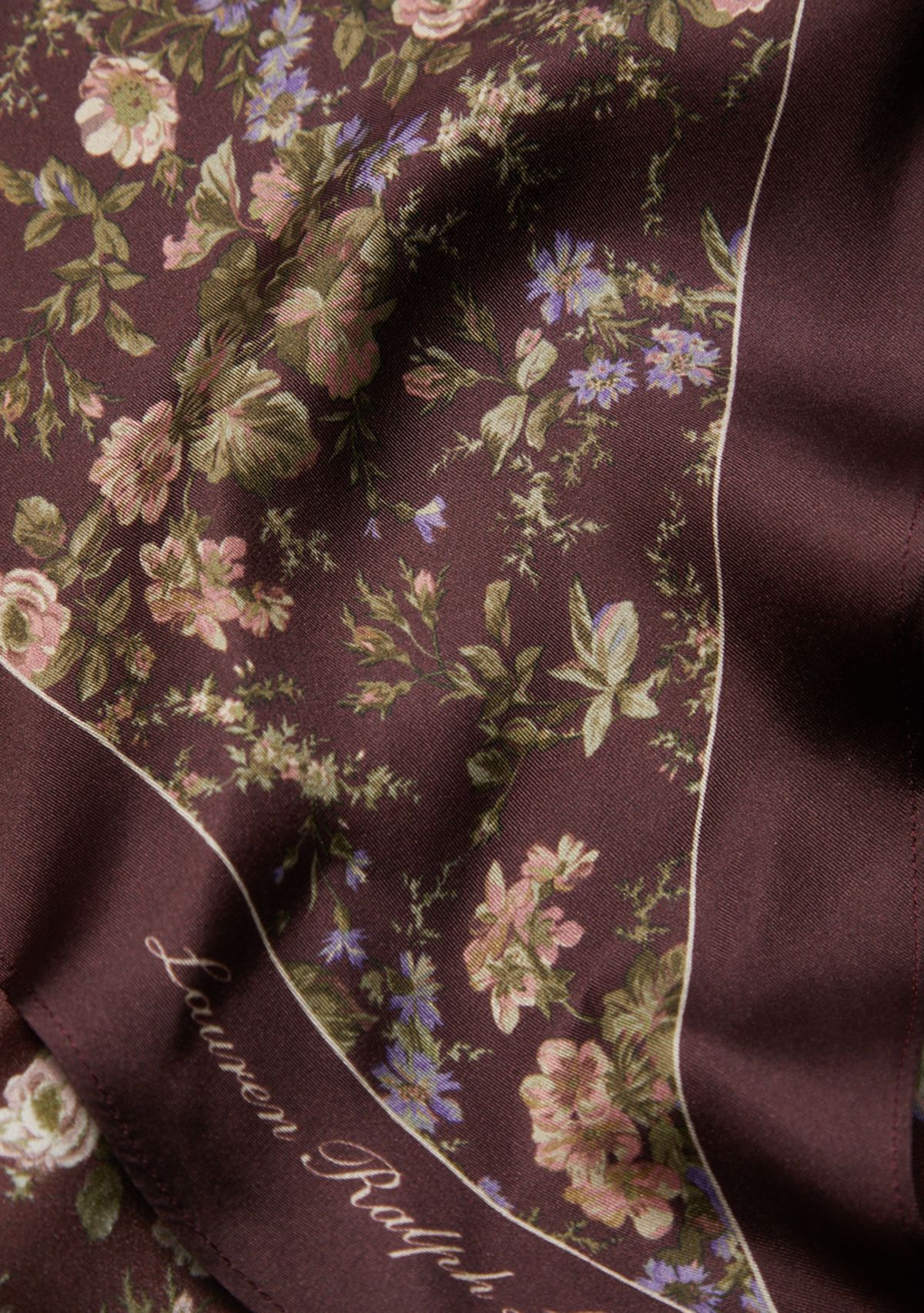 Floral Large Diamond Scarf