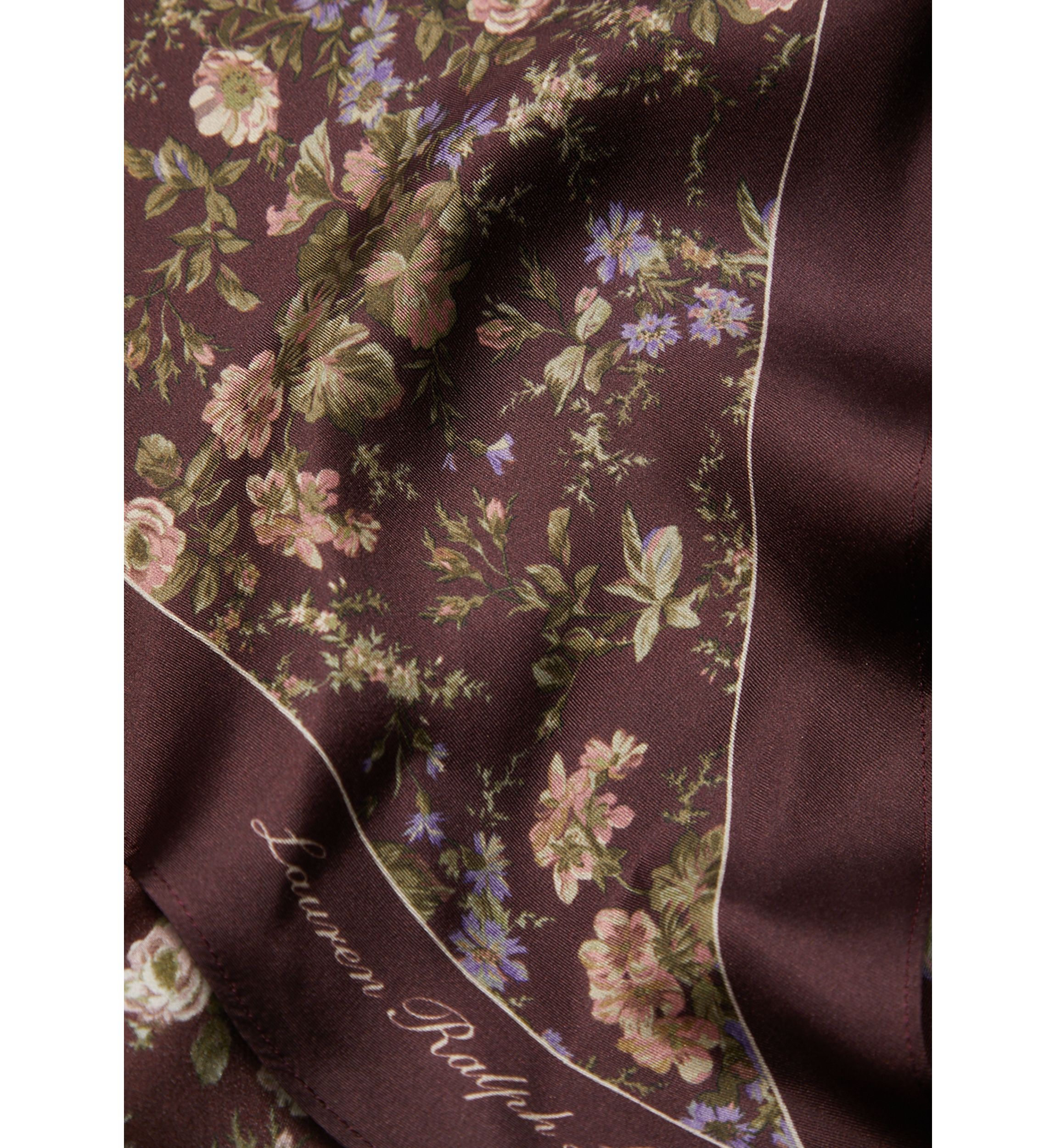 Floral Large Diamond Scarf
