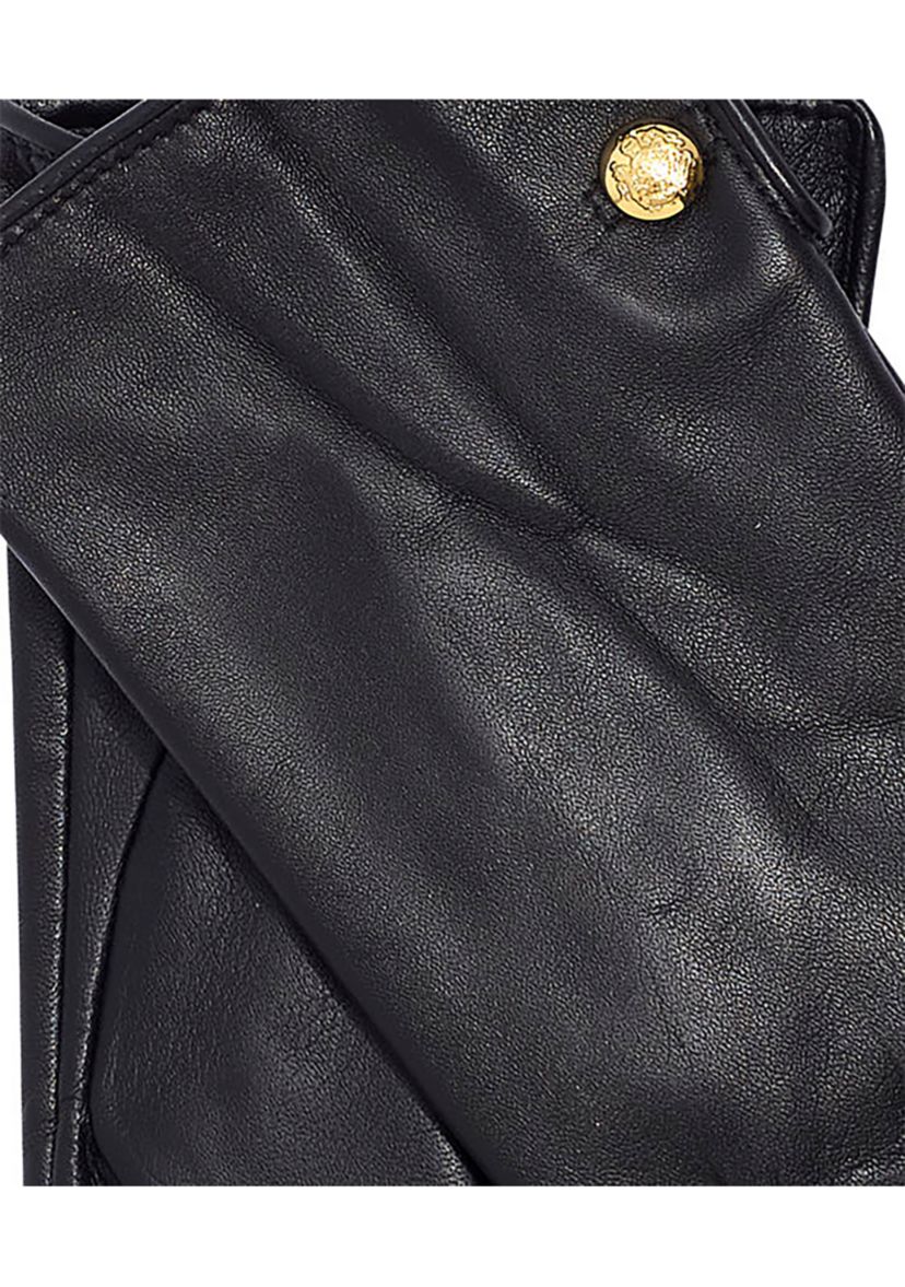 Leather 2 Button Touch Gloves