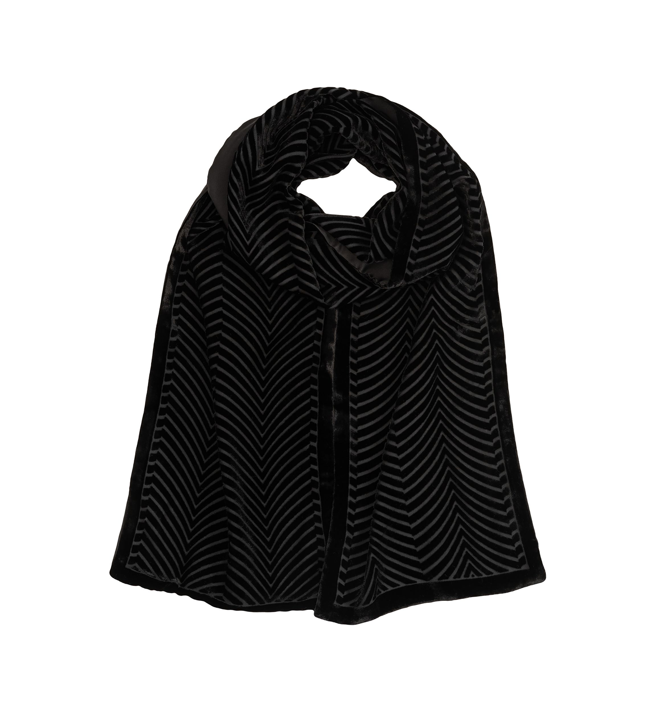 Velvet Burnout Oblong Scarf