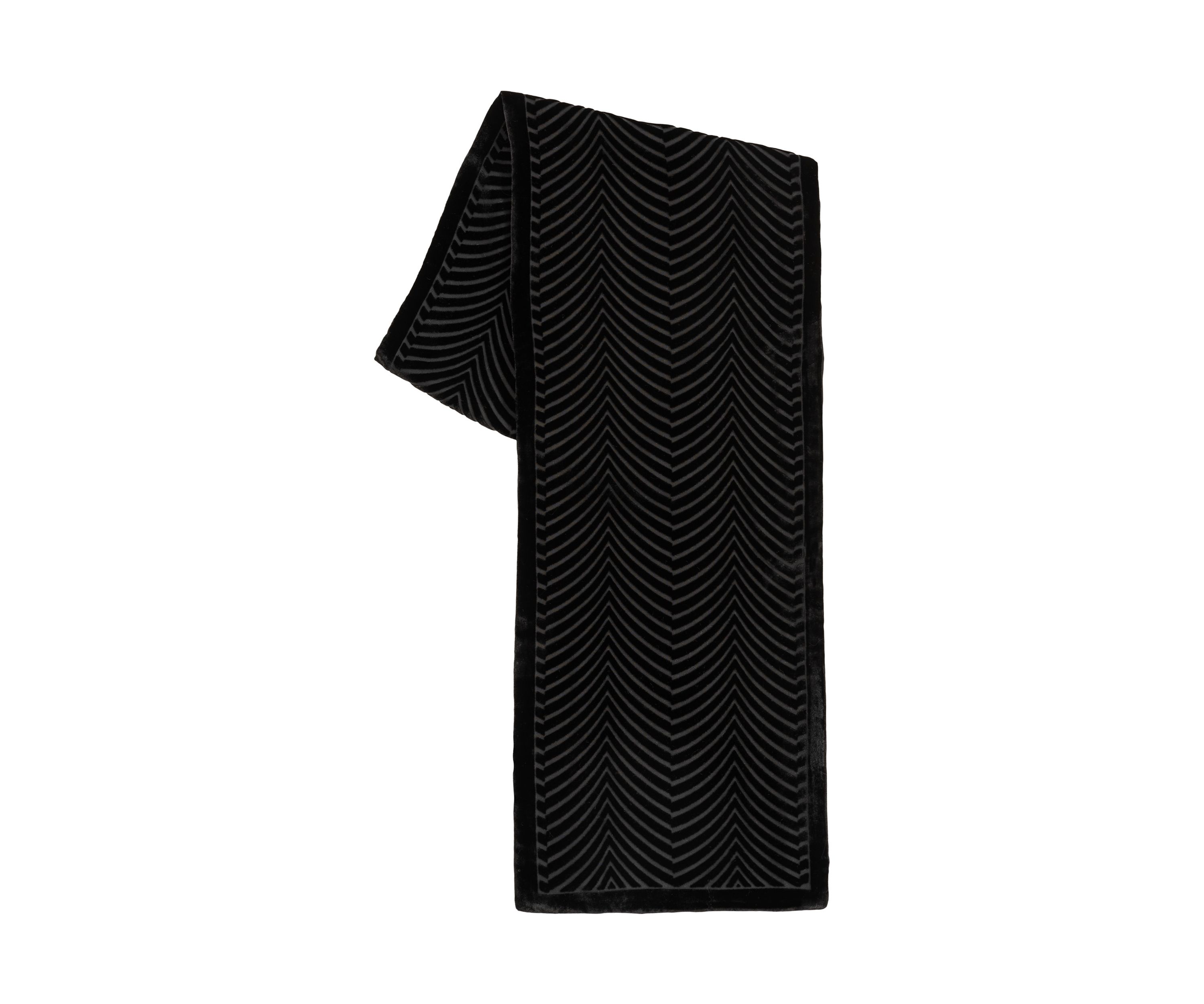 Velvet Burnout Oblong Scarf