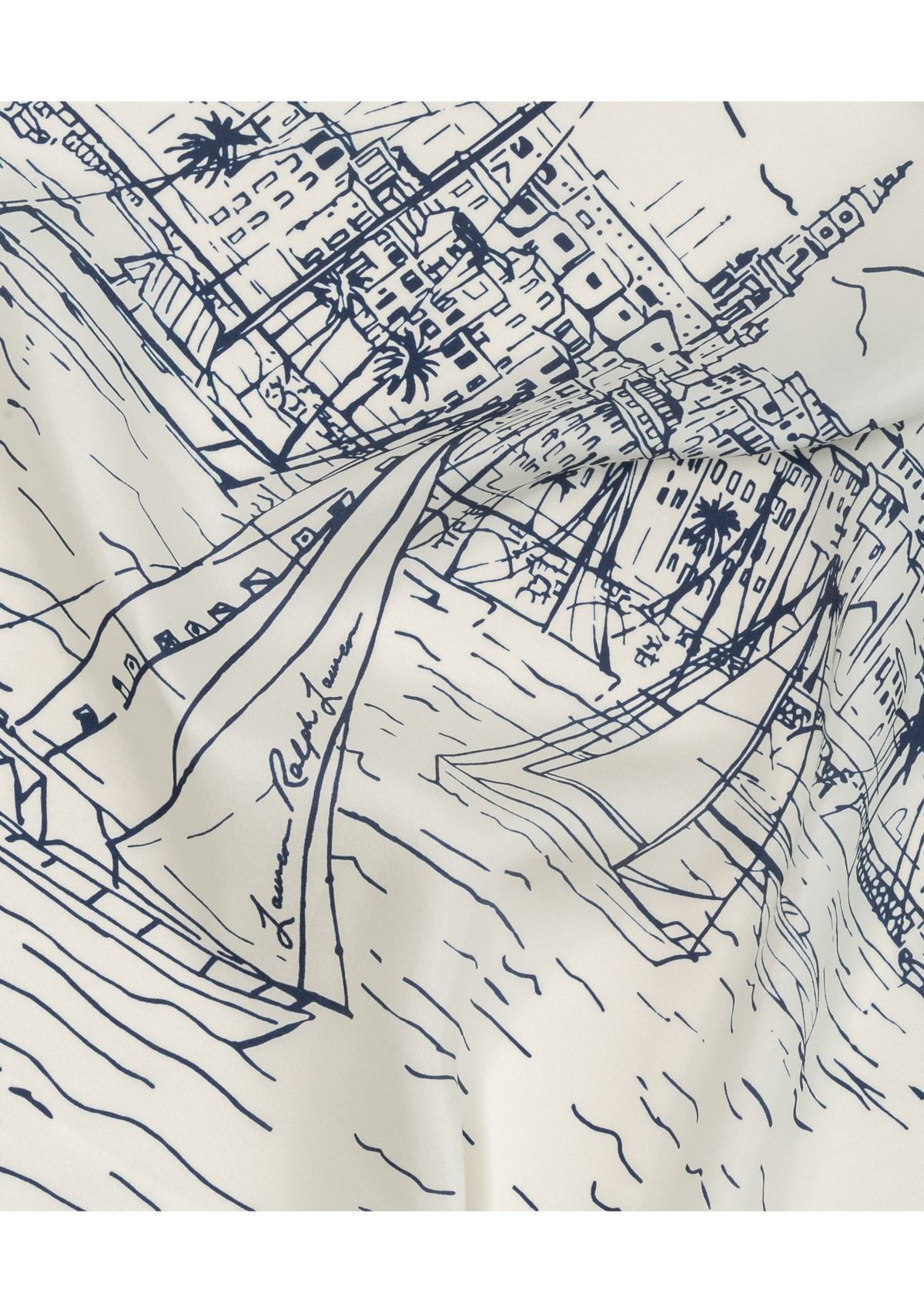 Conversational Small Square Scarf