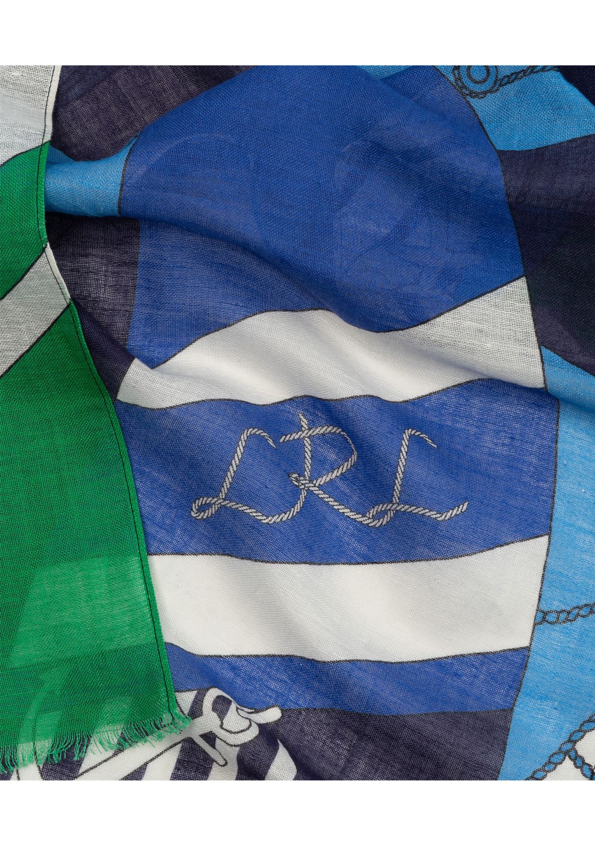 Abstract Sails Small Oblong Scarf