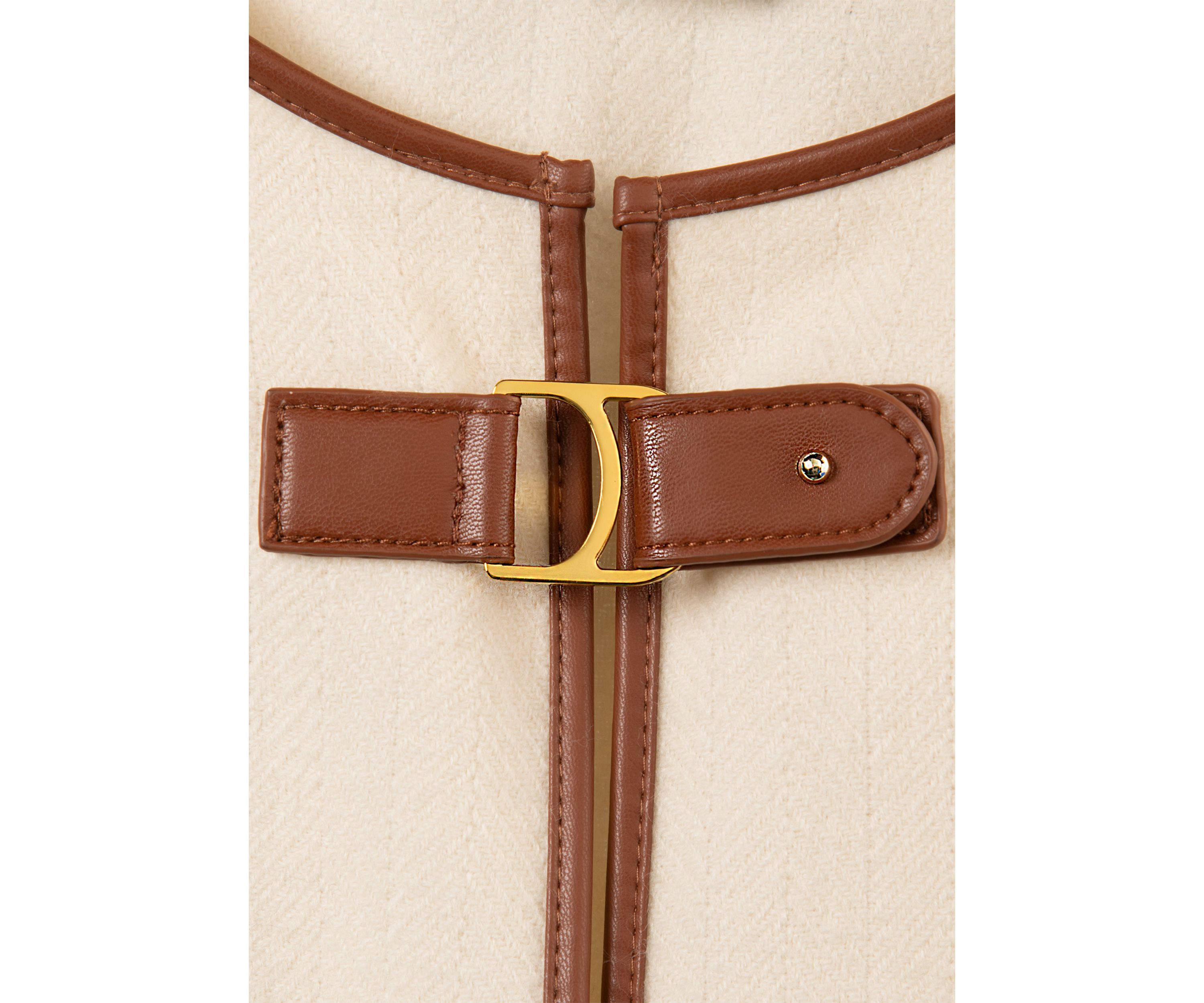 Equestrian Buckle Ruana