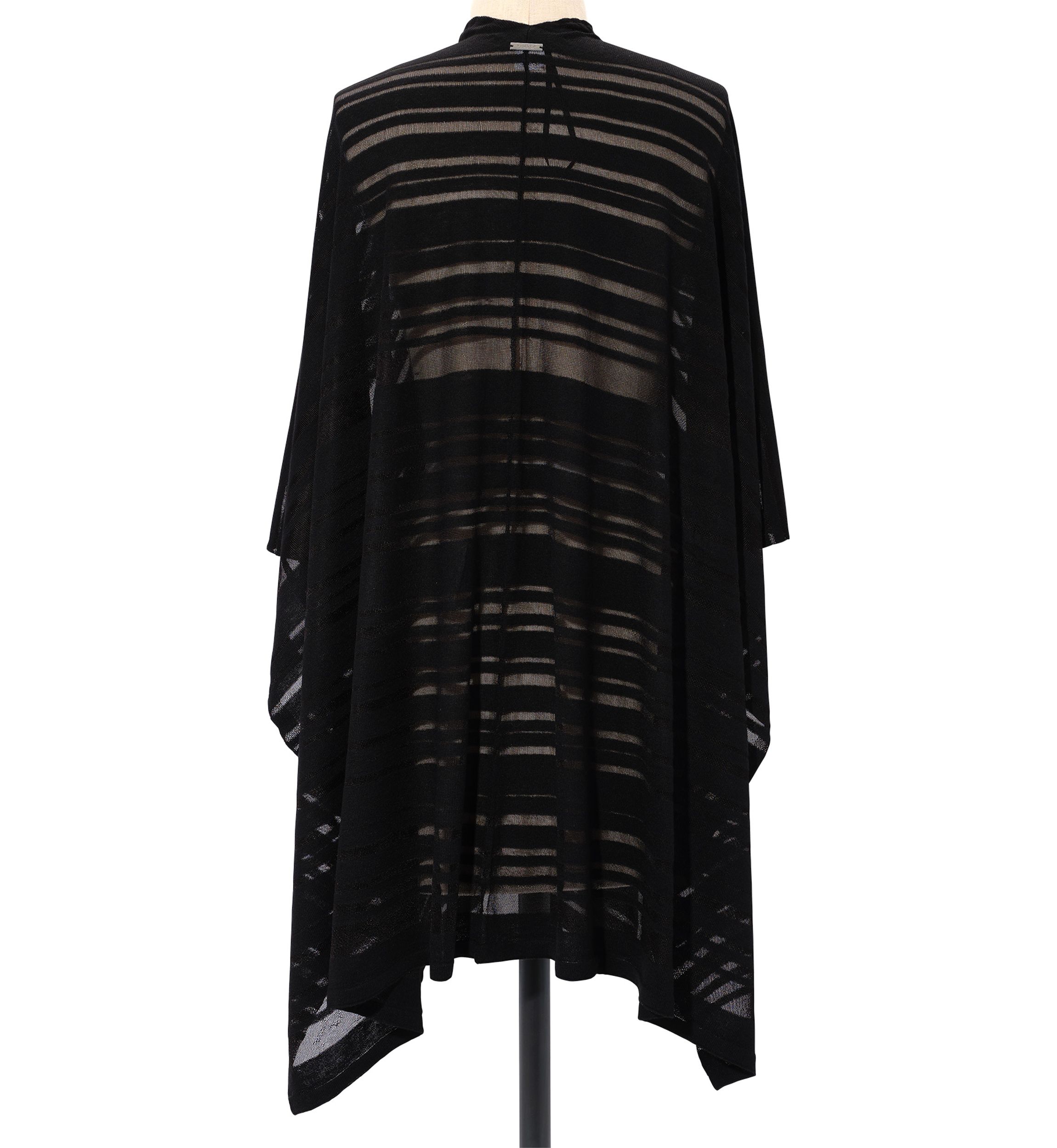Sheer Stripe Ruana