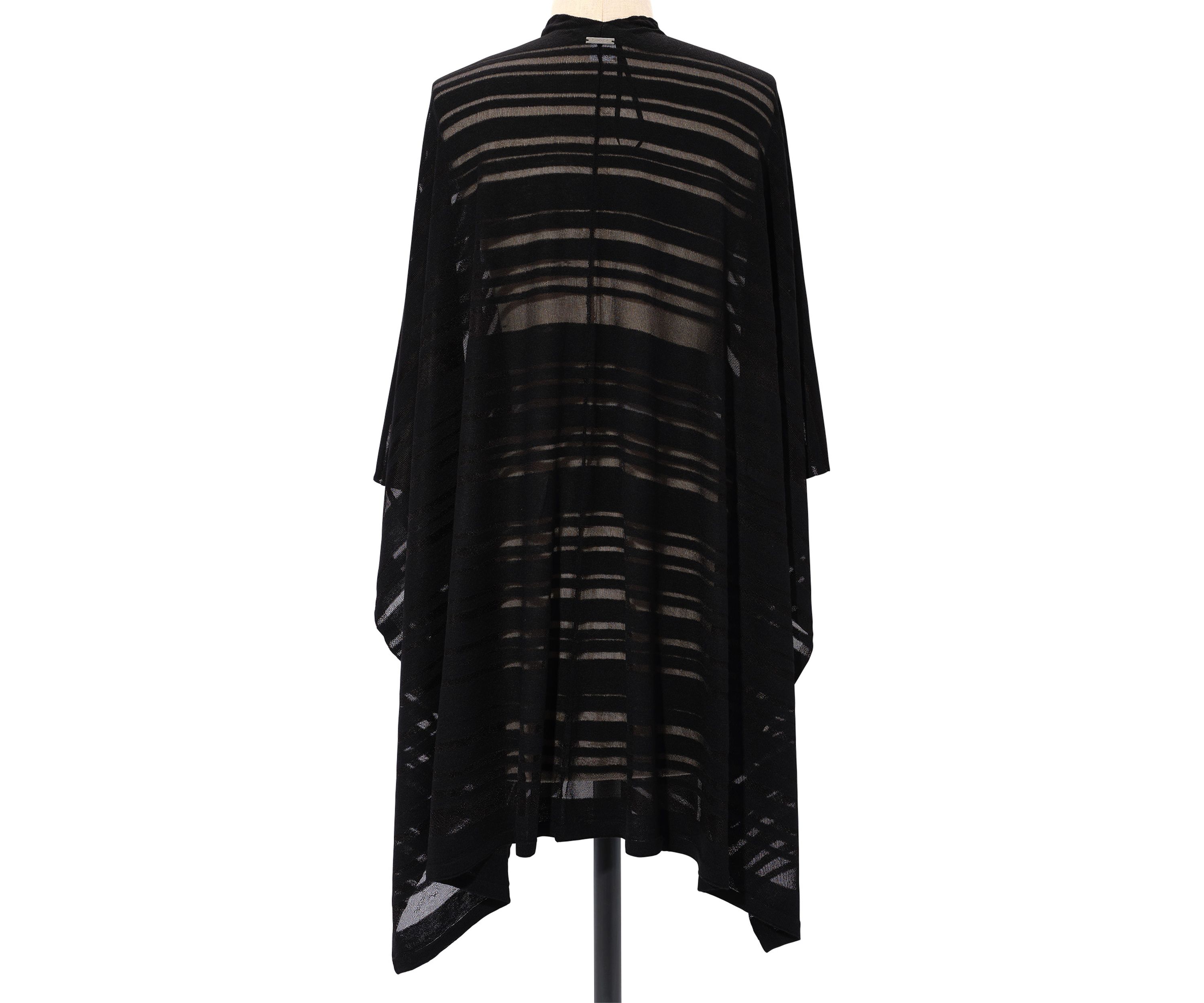 Sheer Stripe Ruana