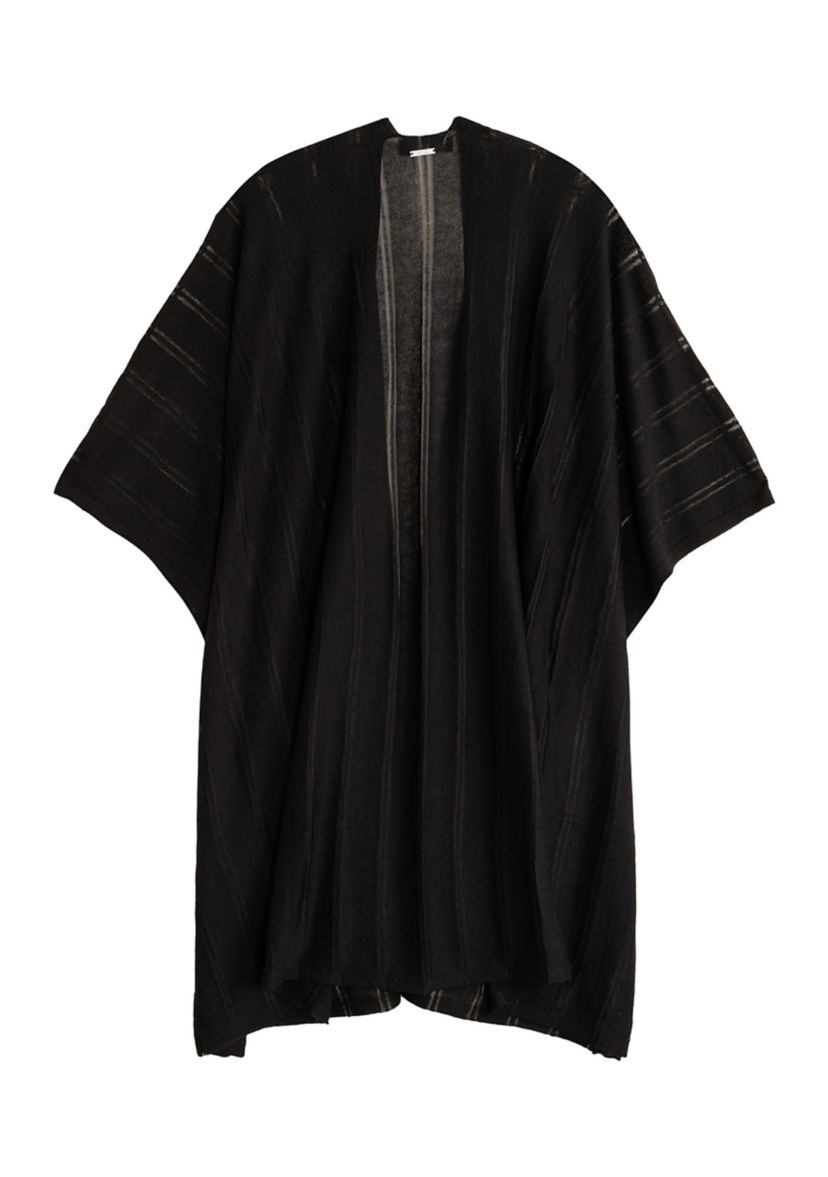 Sheer Stripe Ruana