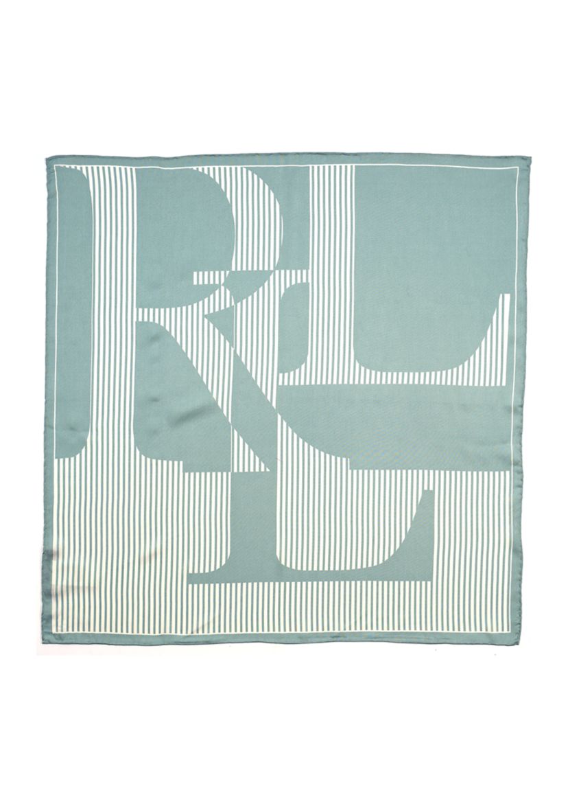 Lauren Logo Square Scarf