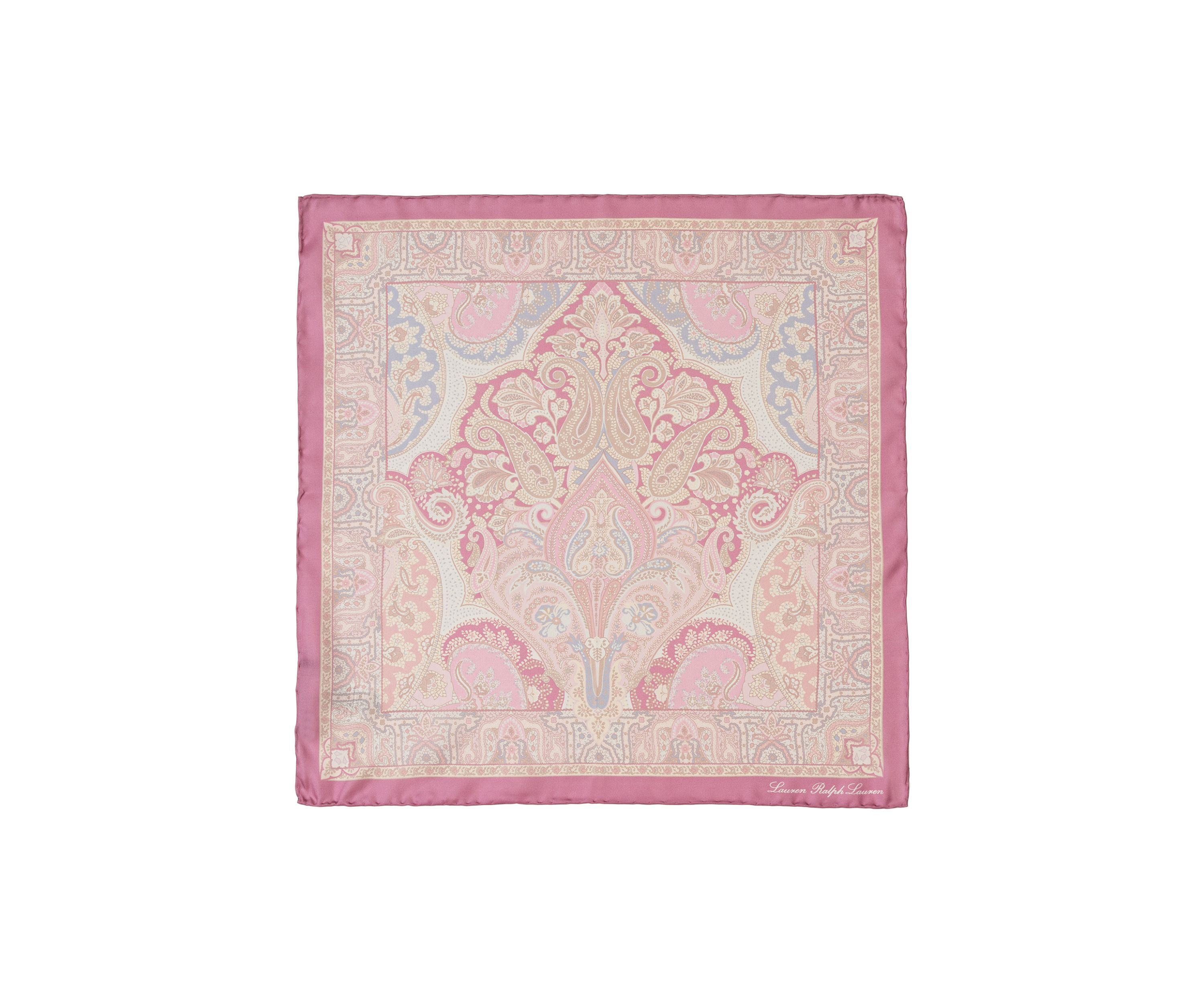 Spring Paisley Square Scarf