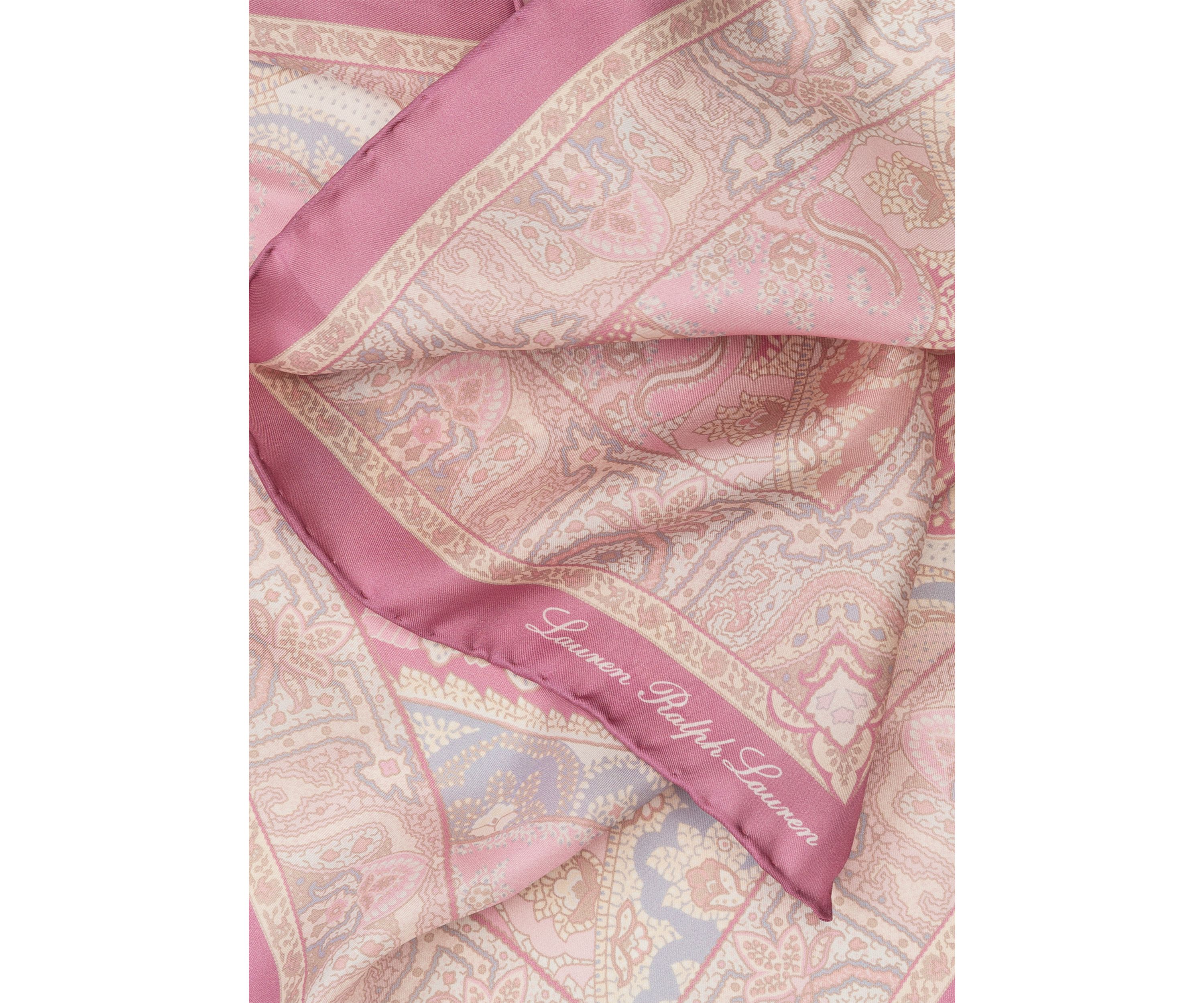 Spring Paisley Square Scarf