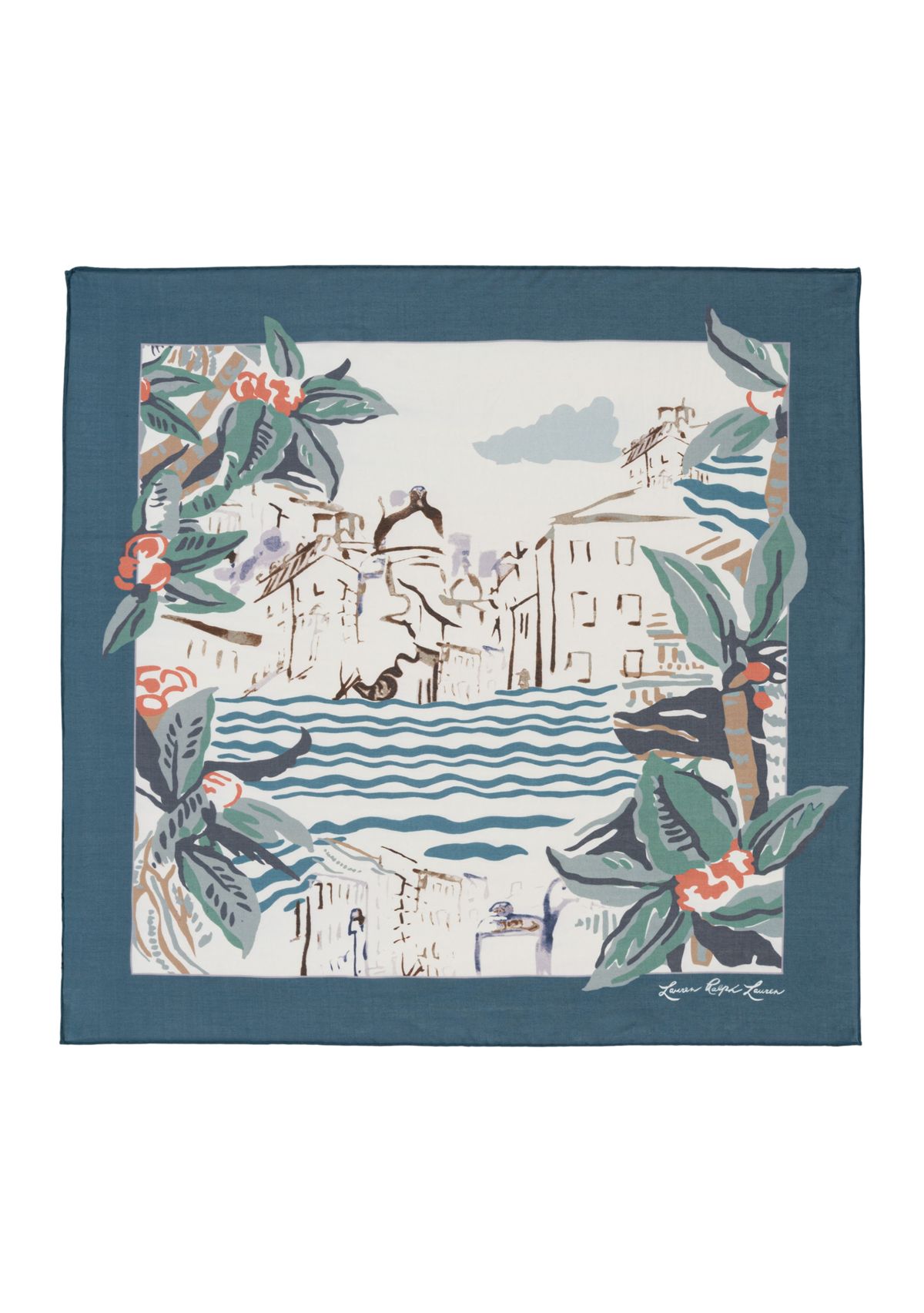 Scenic Conversational Square Scarf