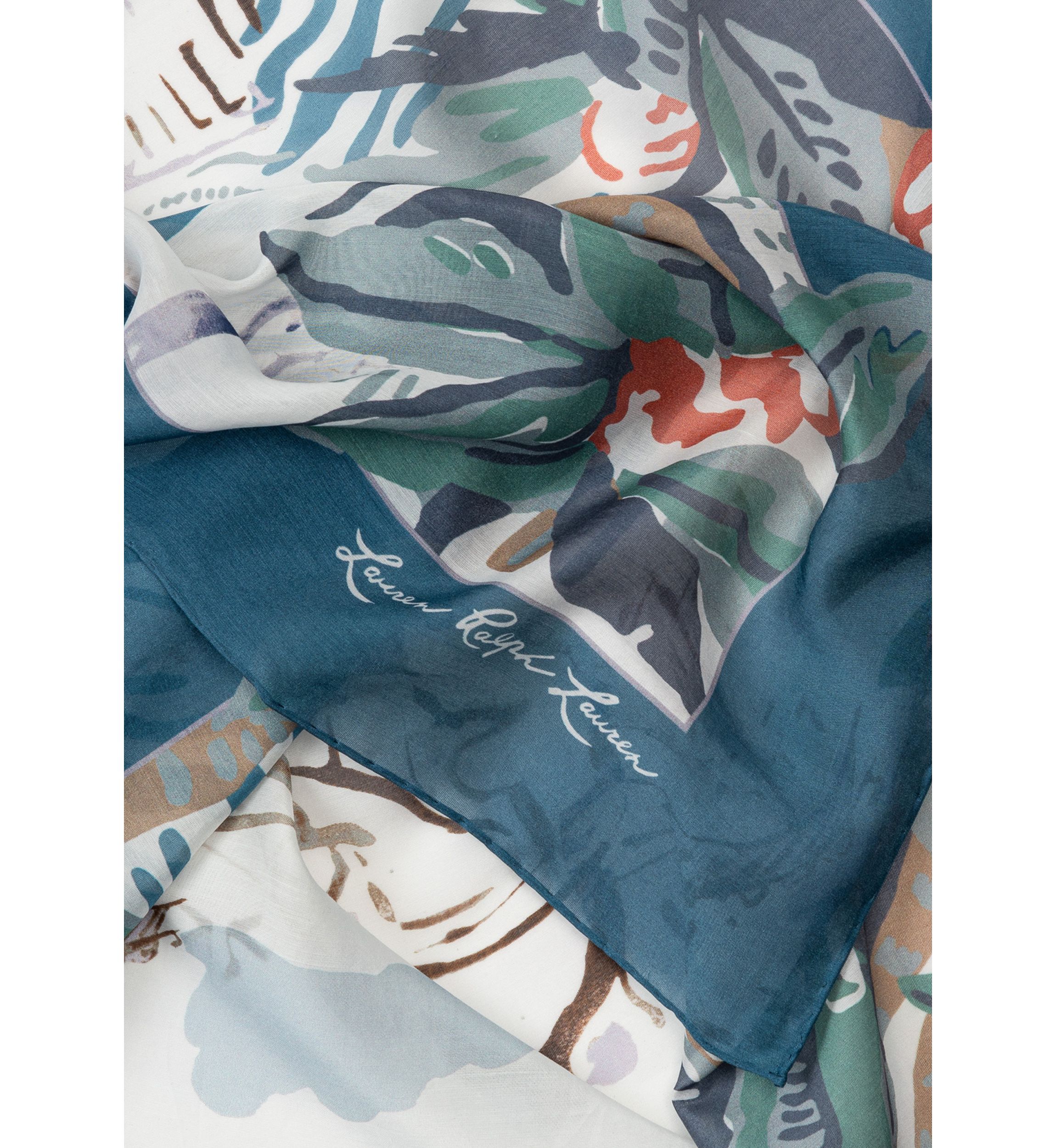 Scenic Conversational Square Scarf
