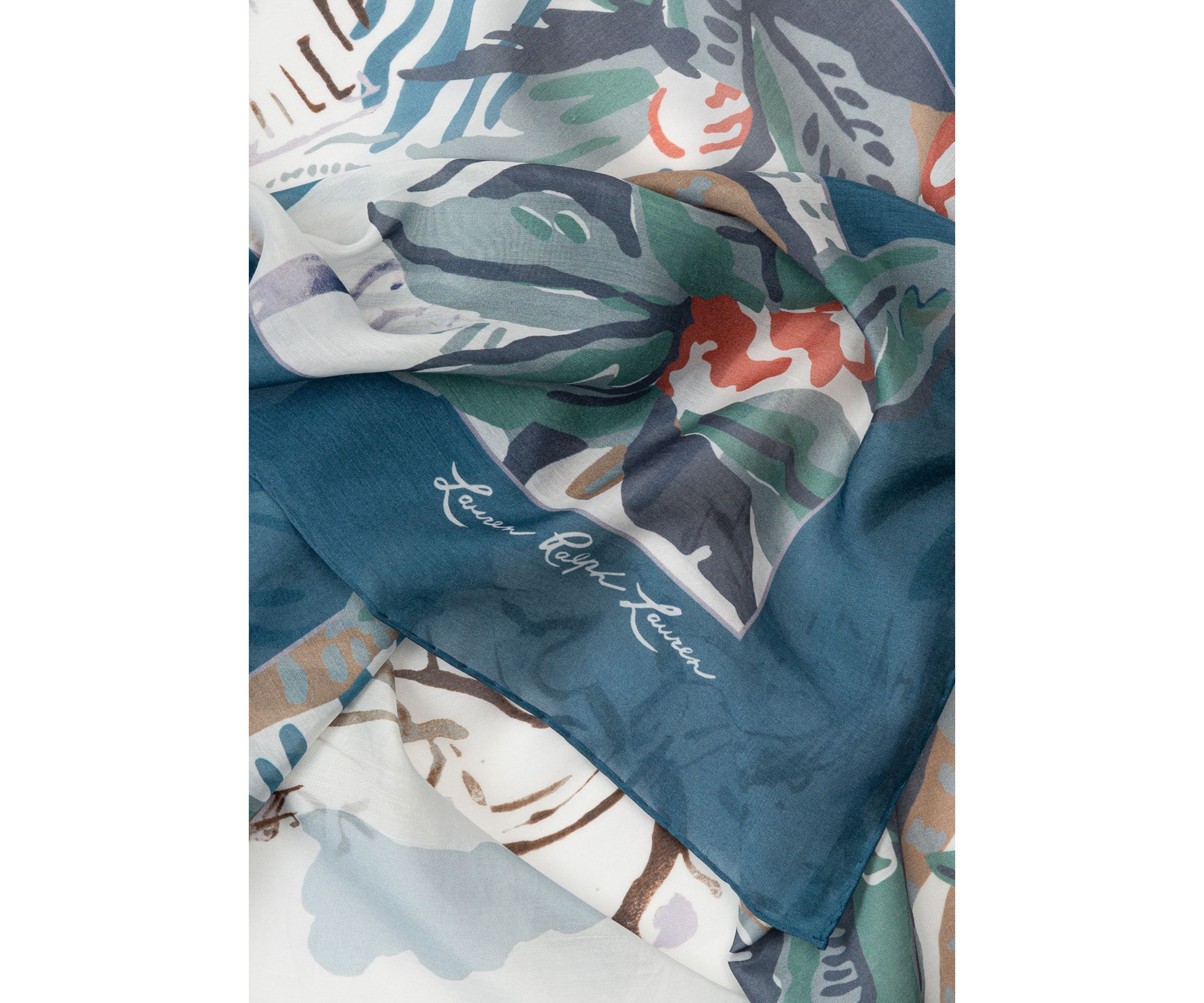 Scenic Conversational Square Scarf
