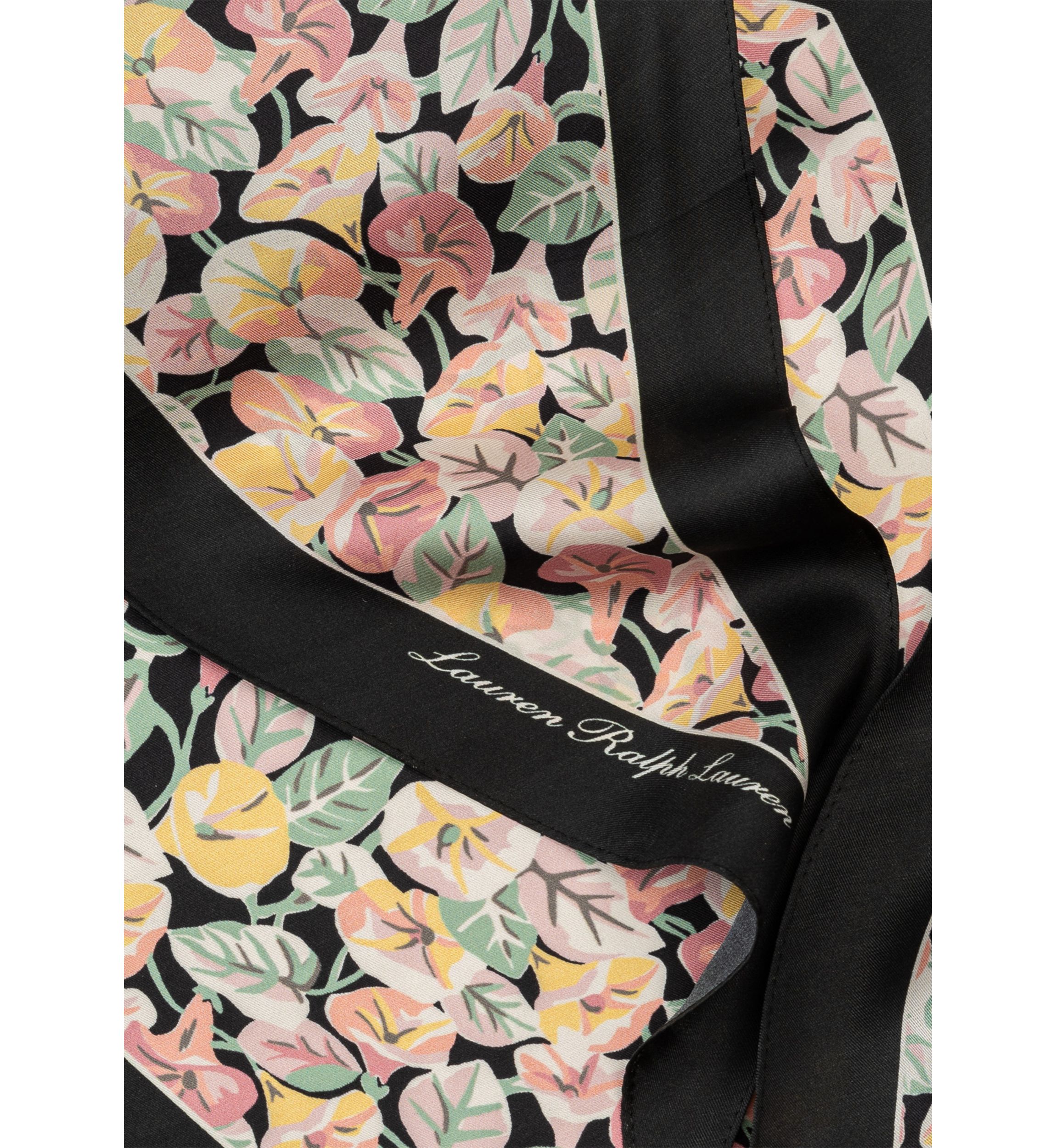 Small Floral Diamond Scarf 