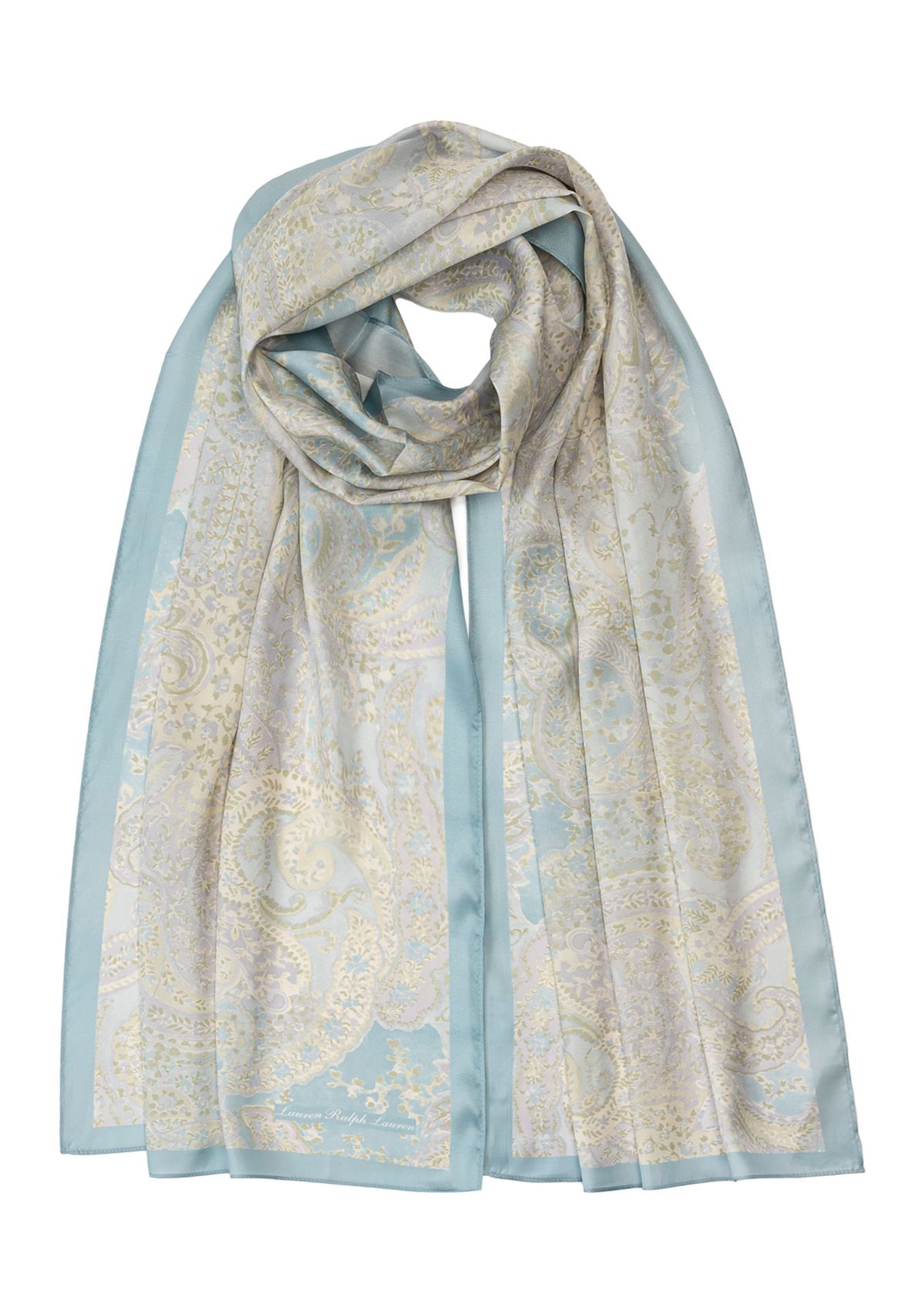 Spring Paisley Oversized Oblong Scarf