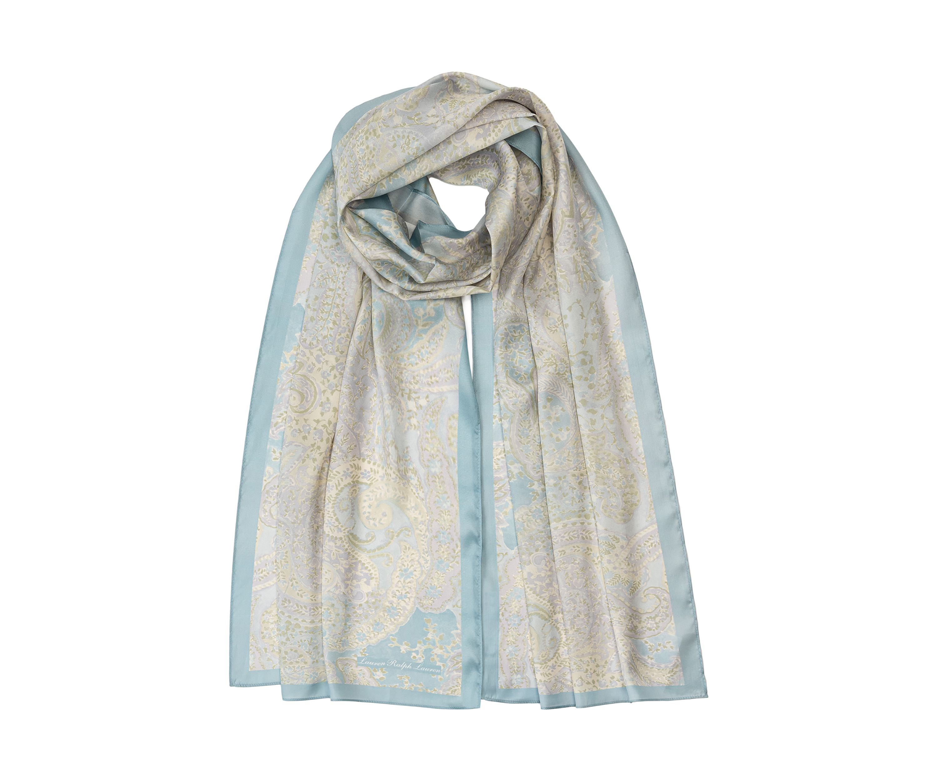 Spring Paisley Oversized Oblong Scarf
