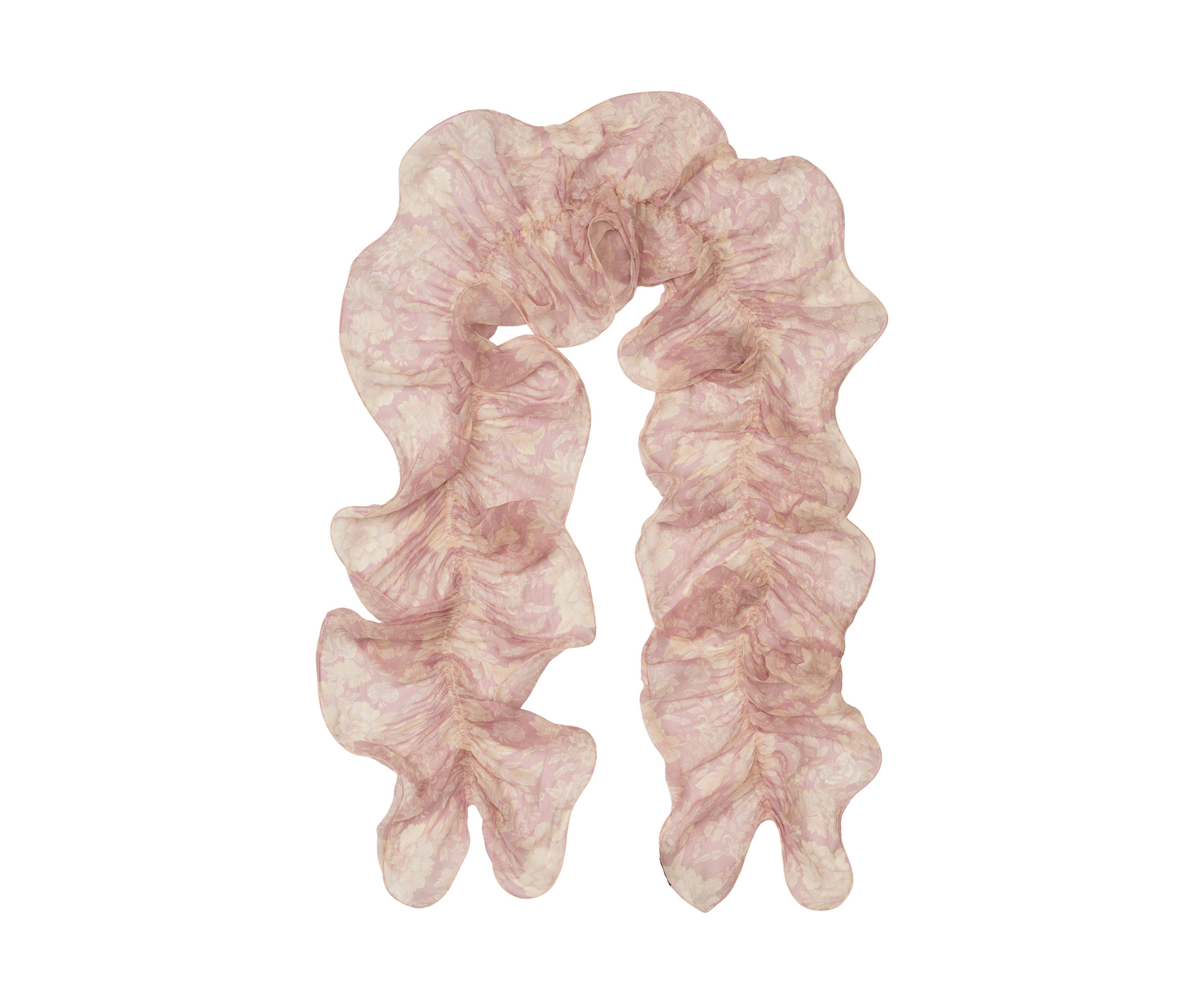 Floral Ruffle Boa
