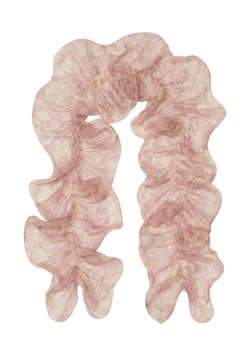 Floral Ruffle Boa