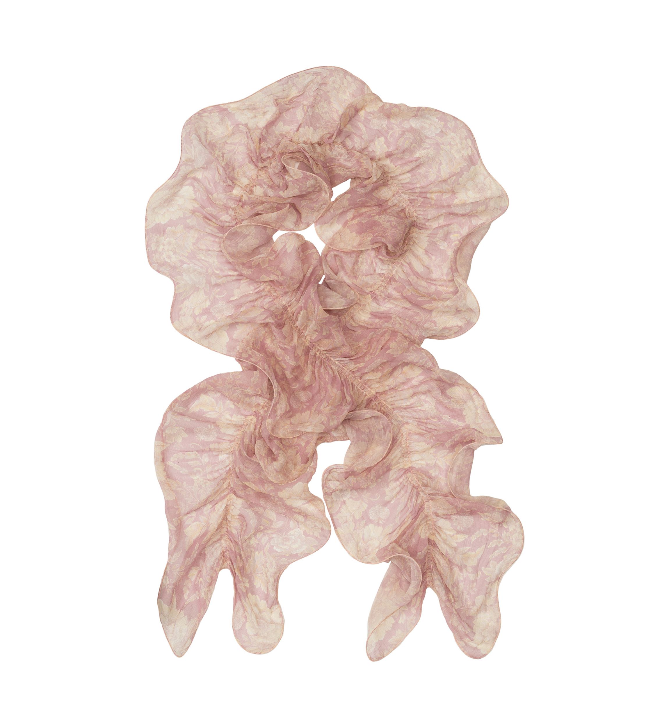 Floral Ruffle Boa