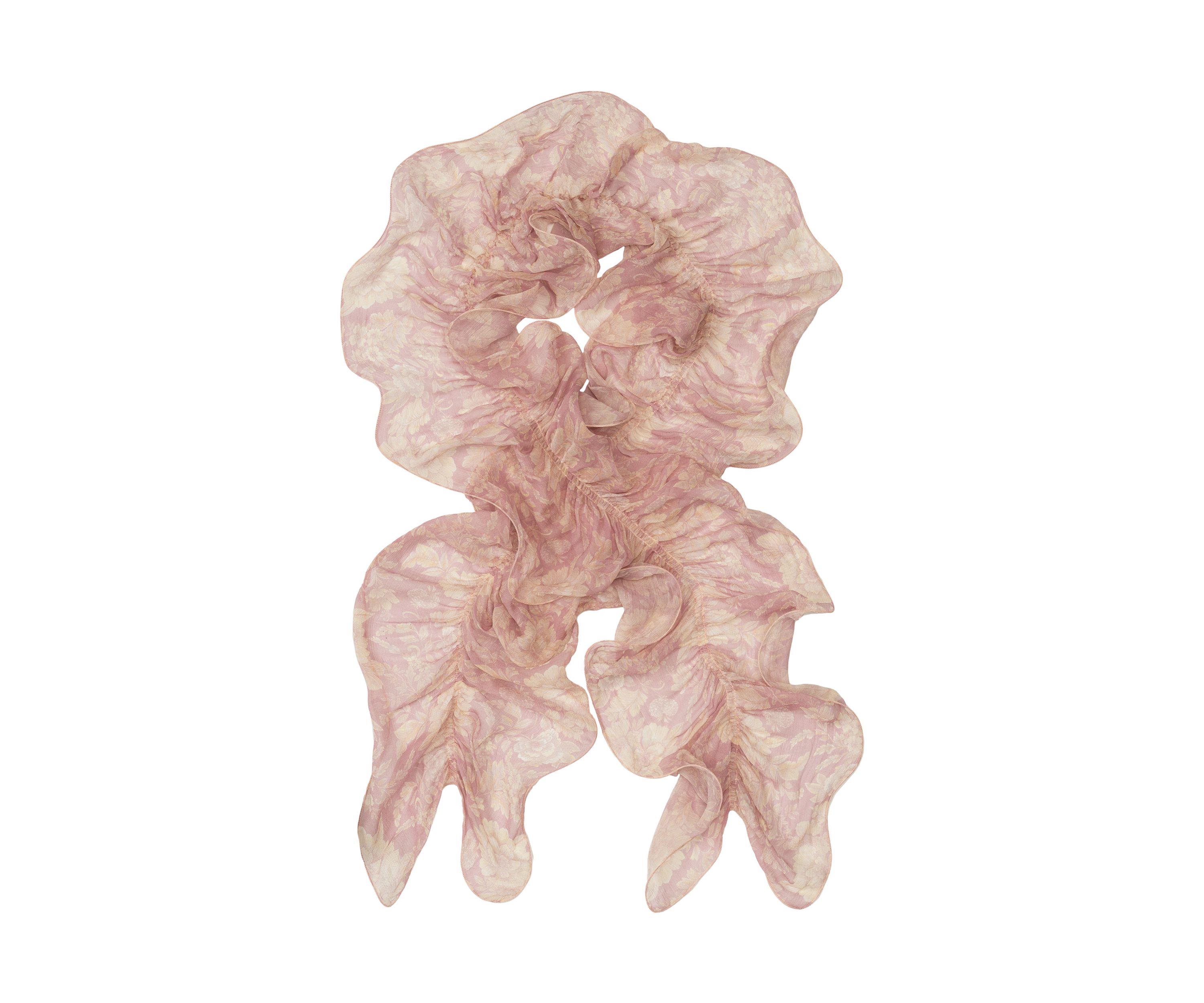 Floral Ruffle Boa