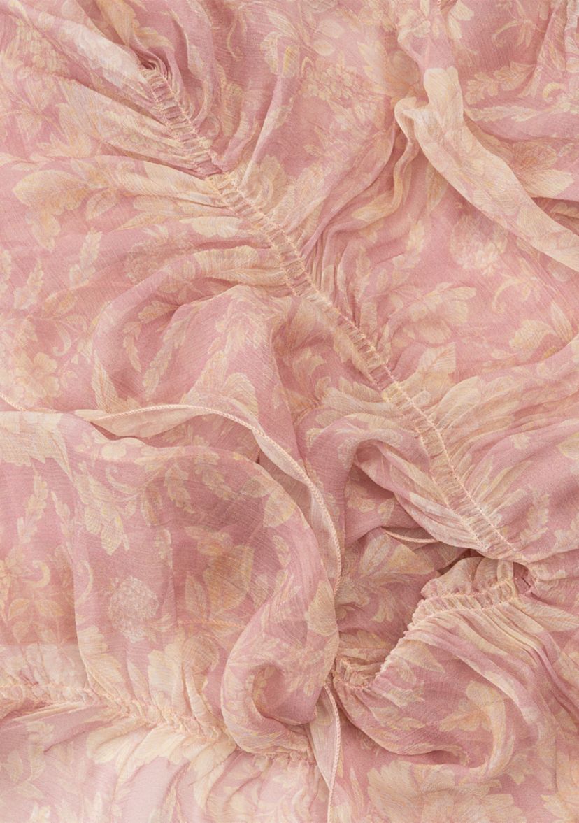 Floral Ruffle Boa